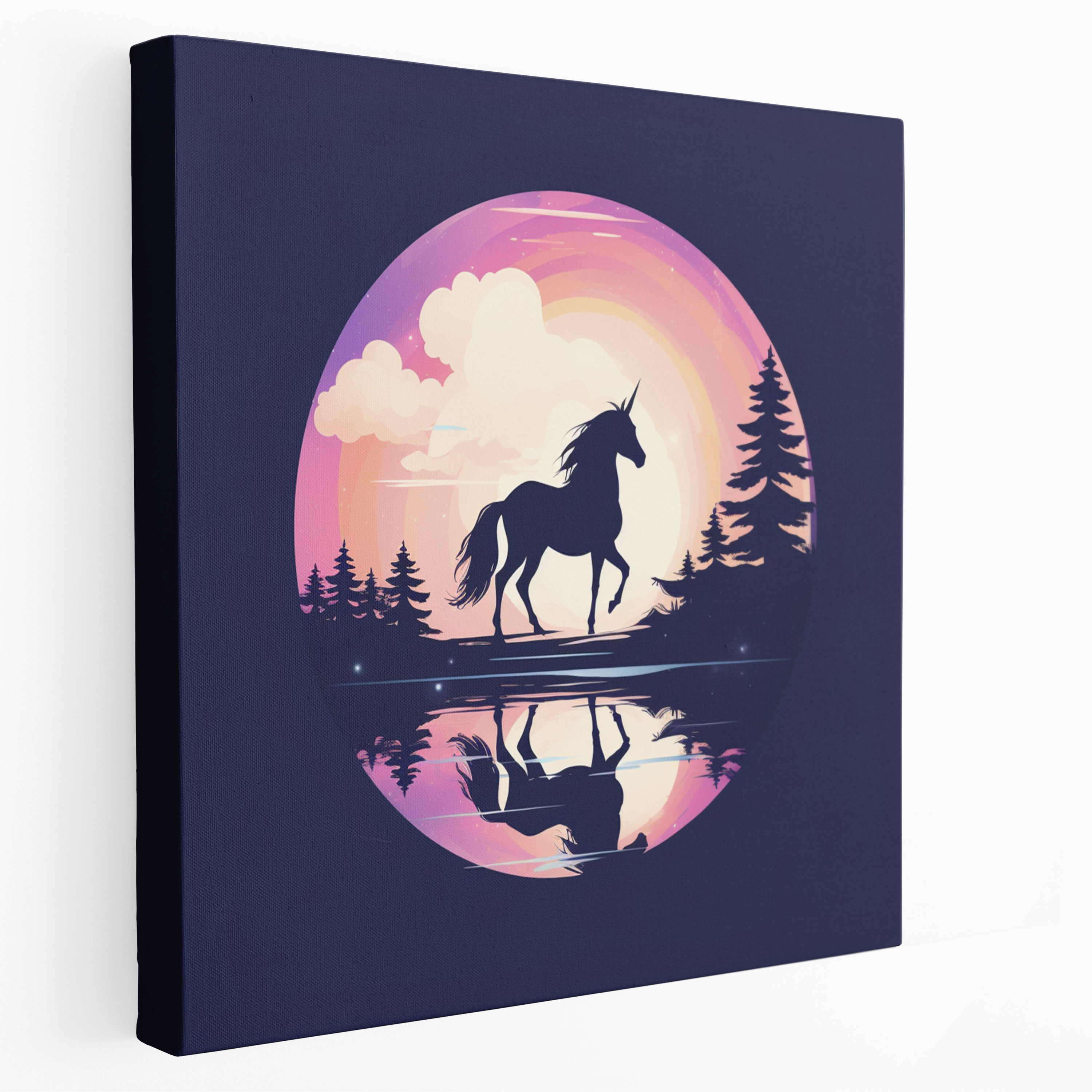 Minimalist Unicorn Wall Art - Unicorn, Elegance, Simplicity, Wall Art
