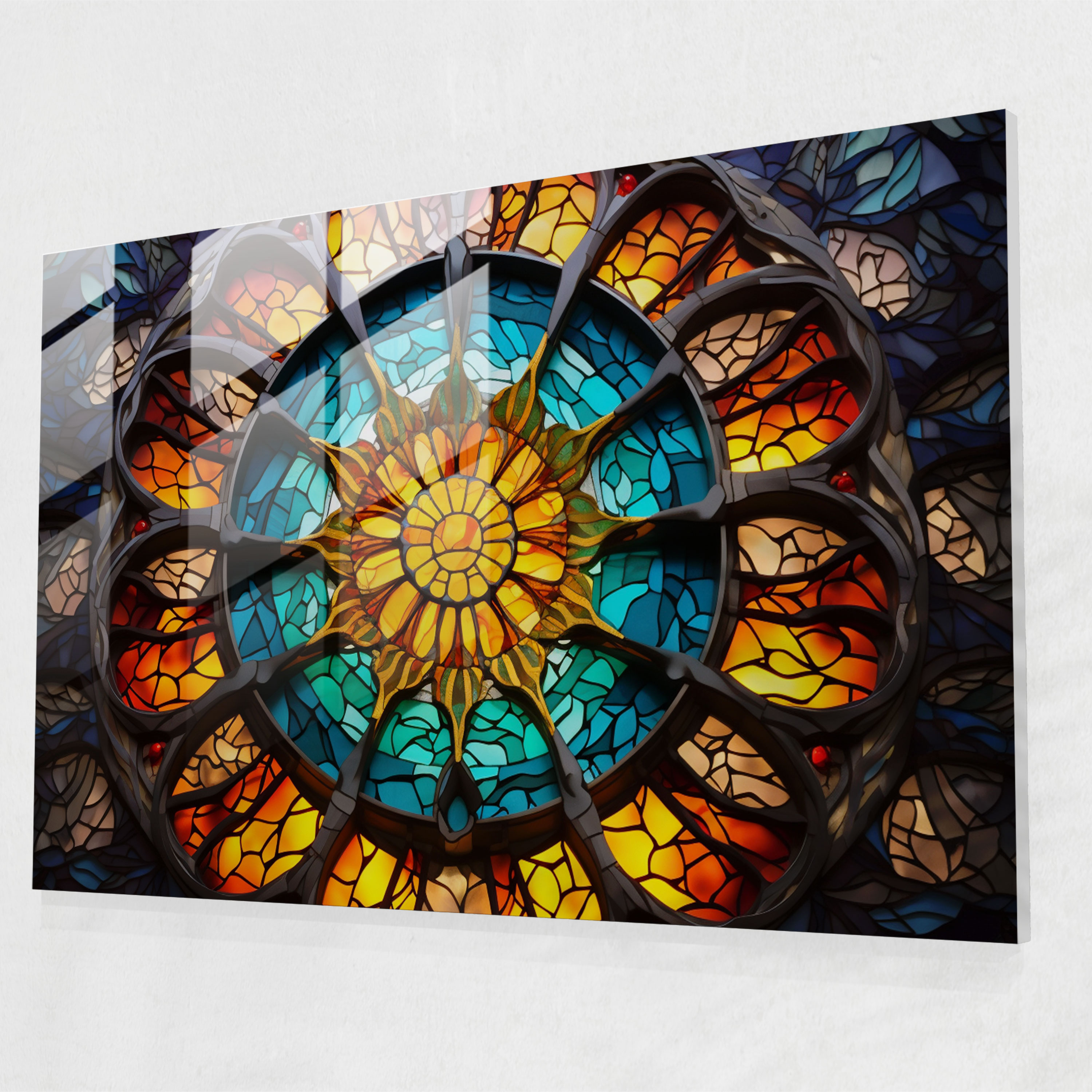 Stained Glass United States Of America Map - United States Of America Map, United States Of America Map, Stained Glass Window, Home Decoration