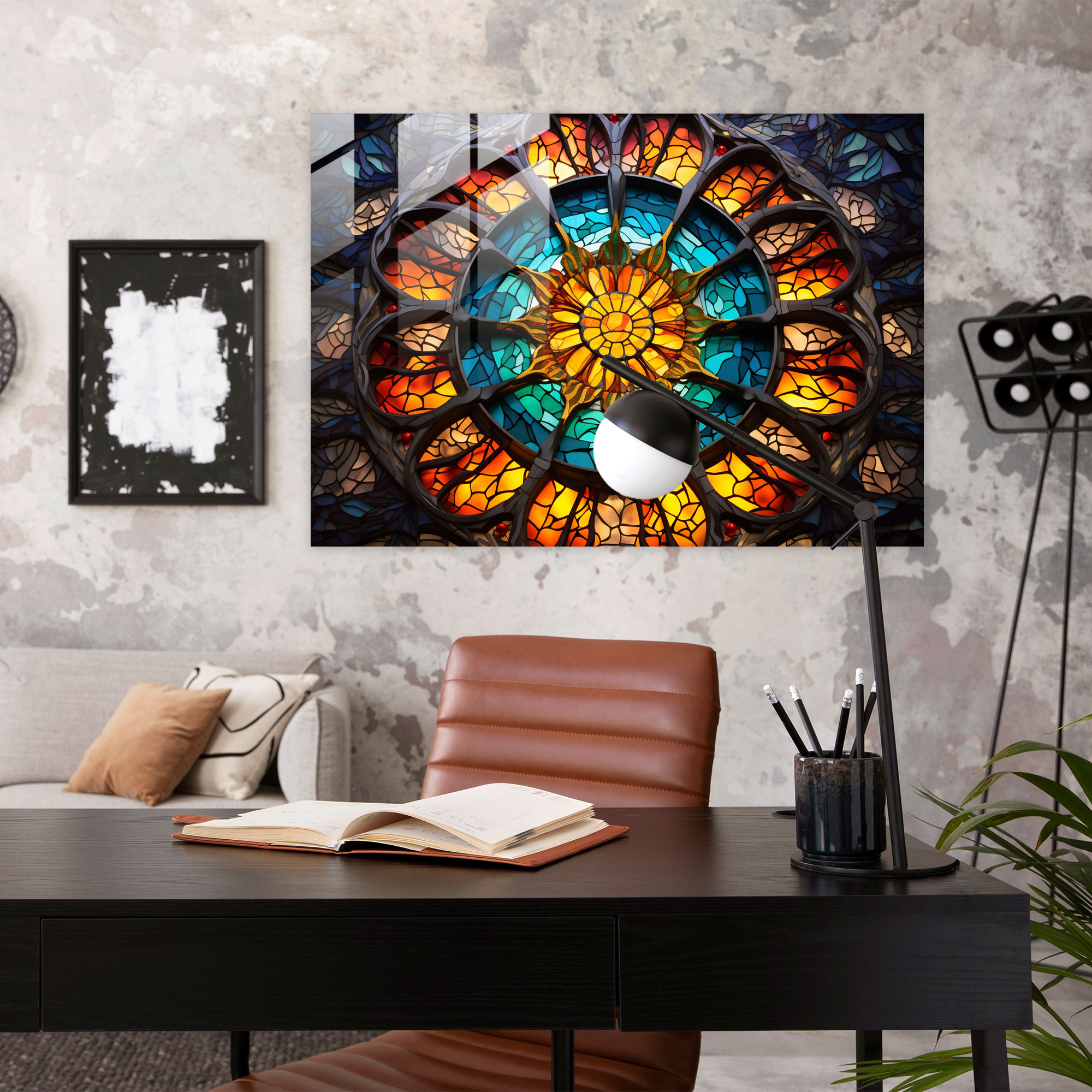 Stained Glass United States Of America Map - United States Of America Map, United States Of America Map, Stained Glass Window, Home Decoration