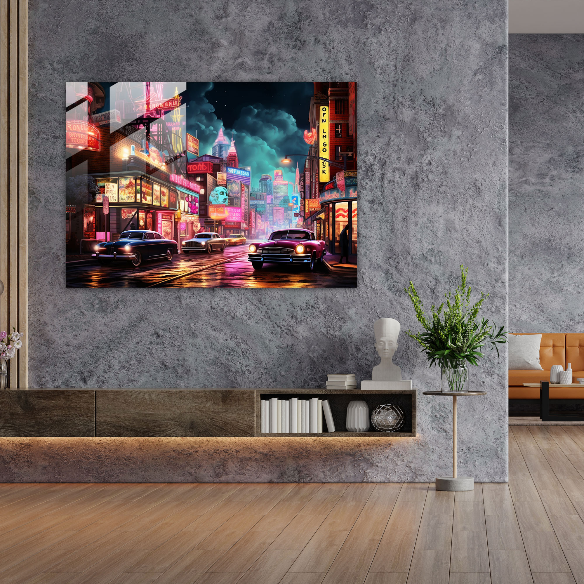 United States Of America Map Glass Print - United States Of America Map, Glass Wall Art, Wall Decoration, Glass Art