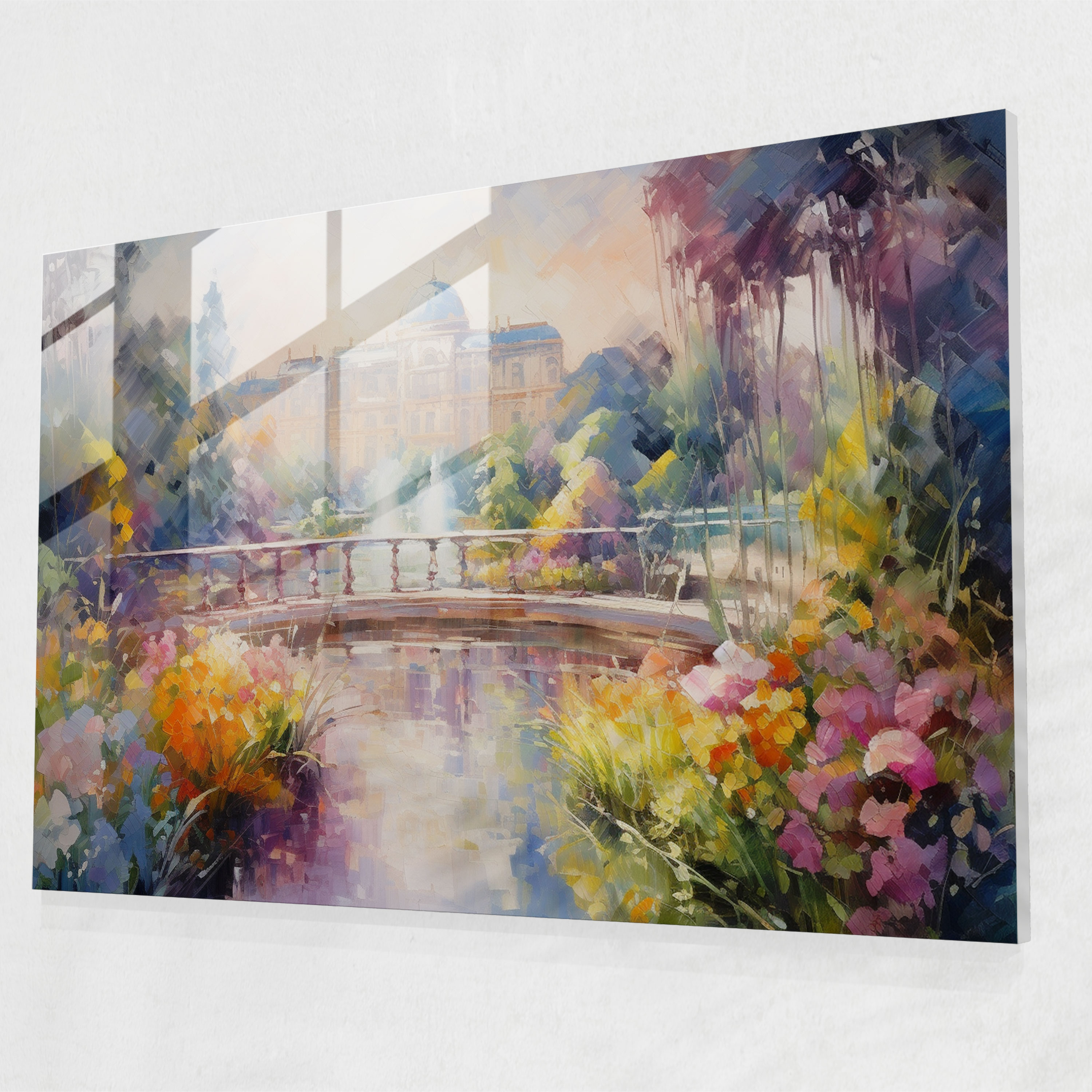Vatican Glass Print - Impressionist Home Decoration - Vatican, Modern Art, Glass Print, Serene