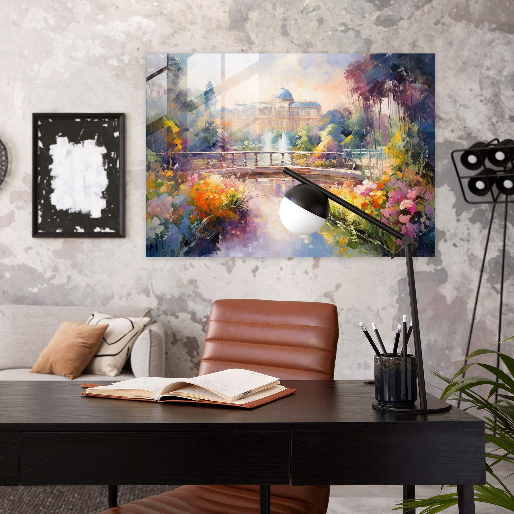Vatican Glass Print - Impressionist Home Decoration - Vatican, Modern Art, Glass Print, Serene
