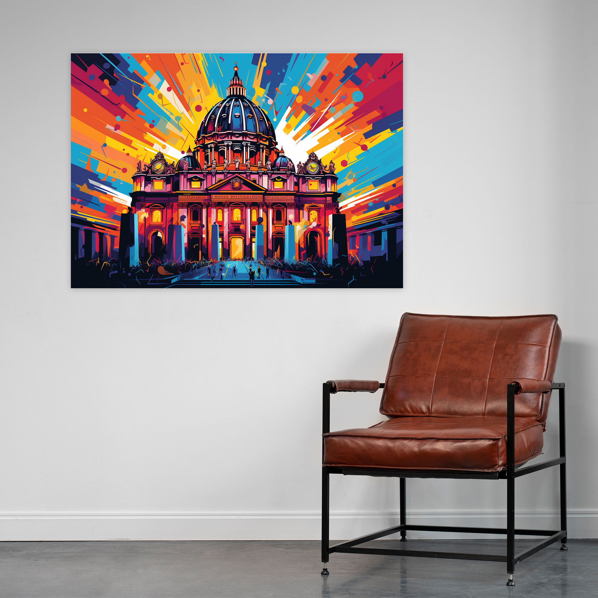 Vatican Dome Canvas Print - Vatican, Wall Decoration, Wall Art, Canvas