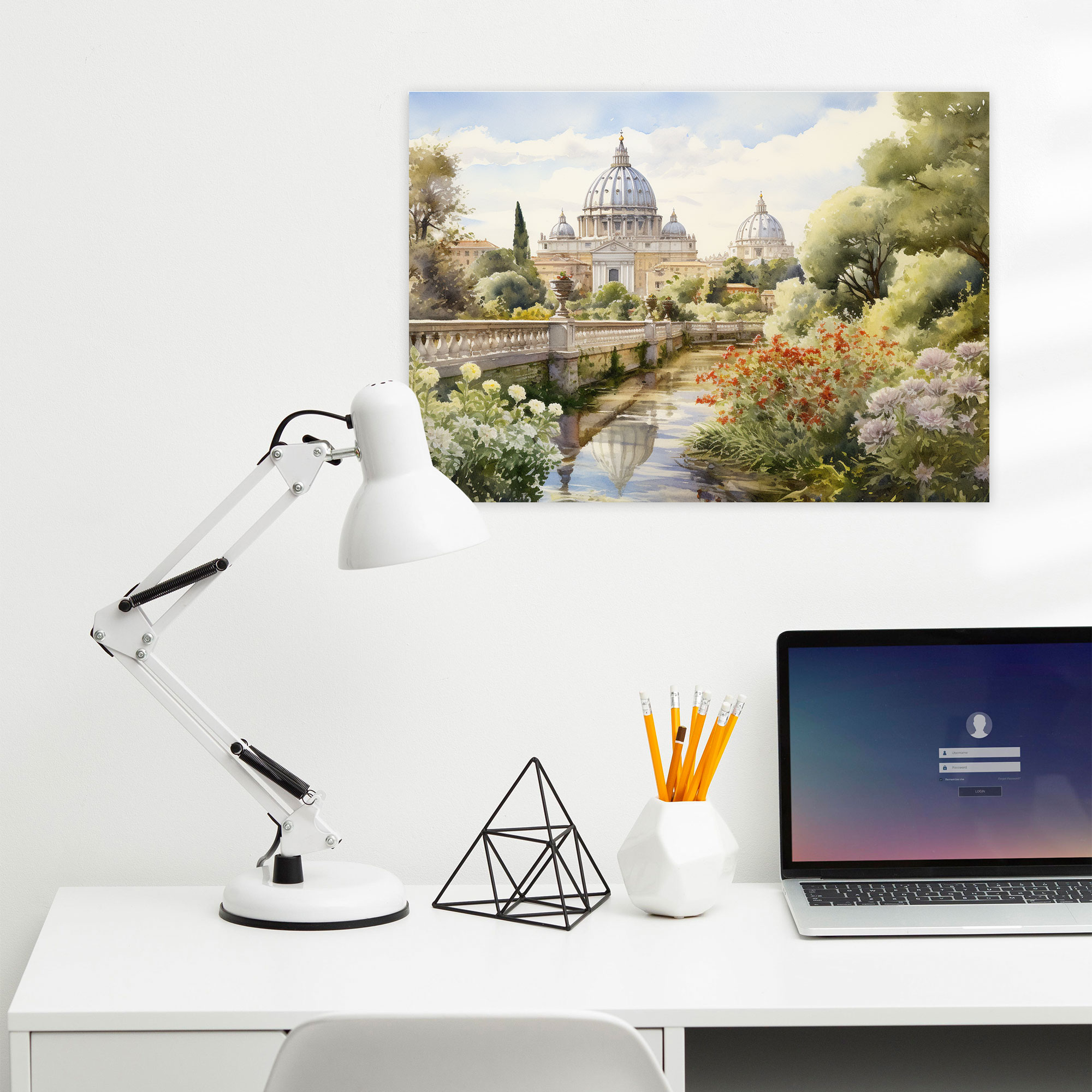 Vatican Gardens Canvas Print - Vatican, Lush Greenery, Canvas Print, Wall Decoration
