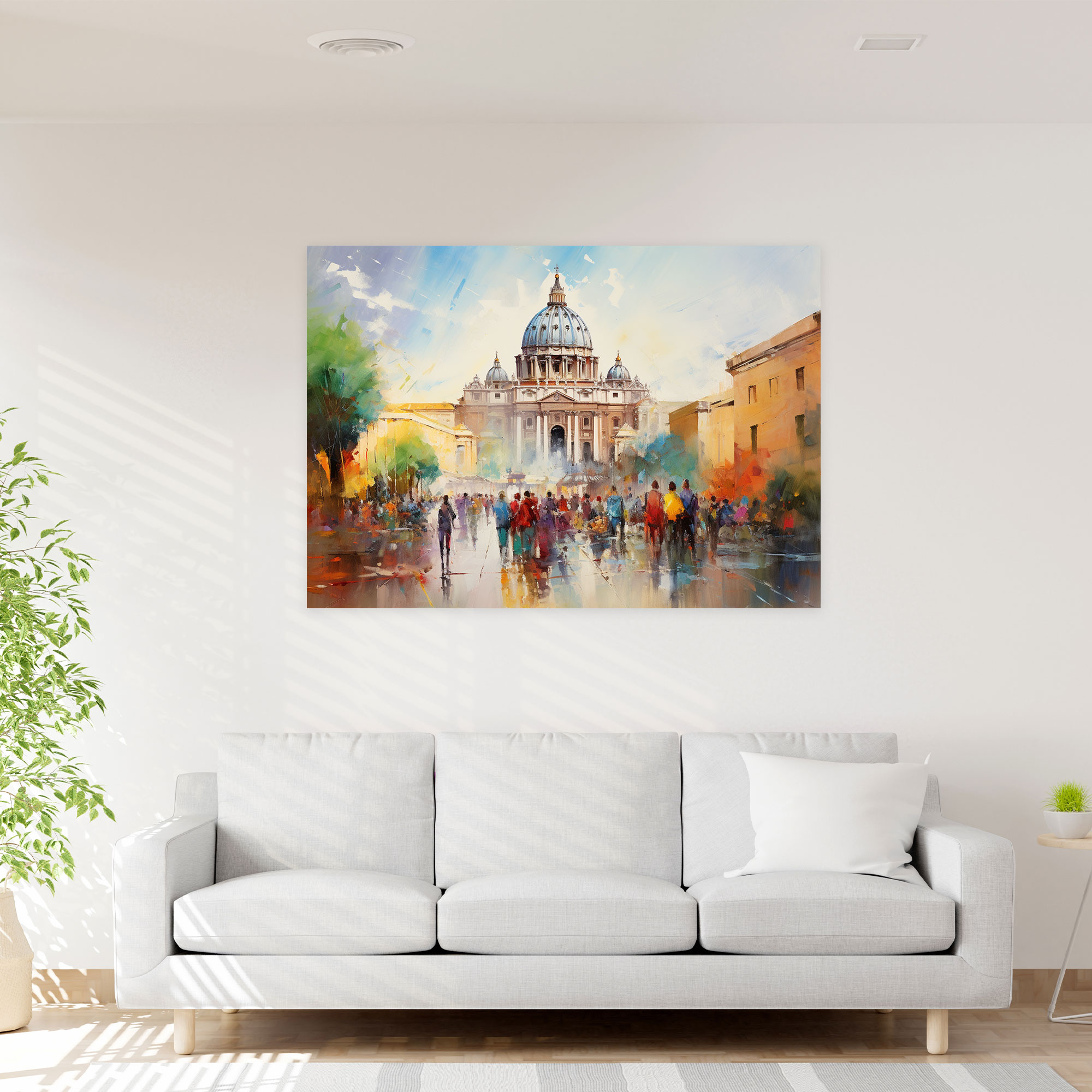 Vatican Museums Canvas Print - Vatican, Wall Art, Wall Decoration, Canvas Print
