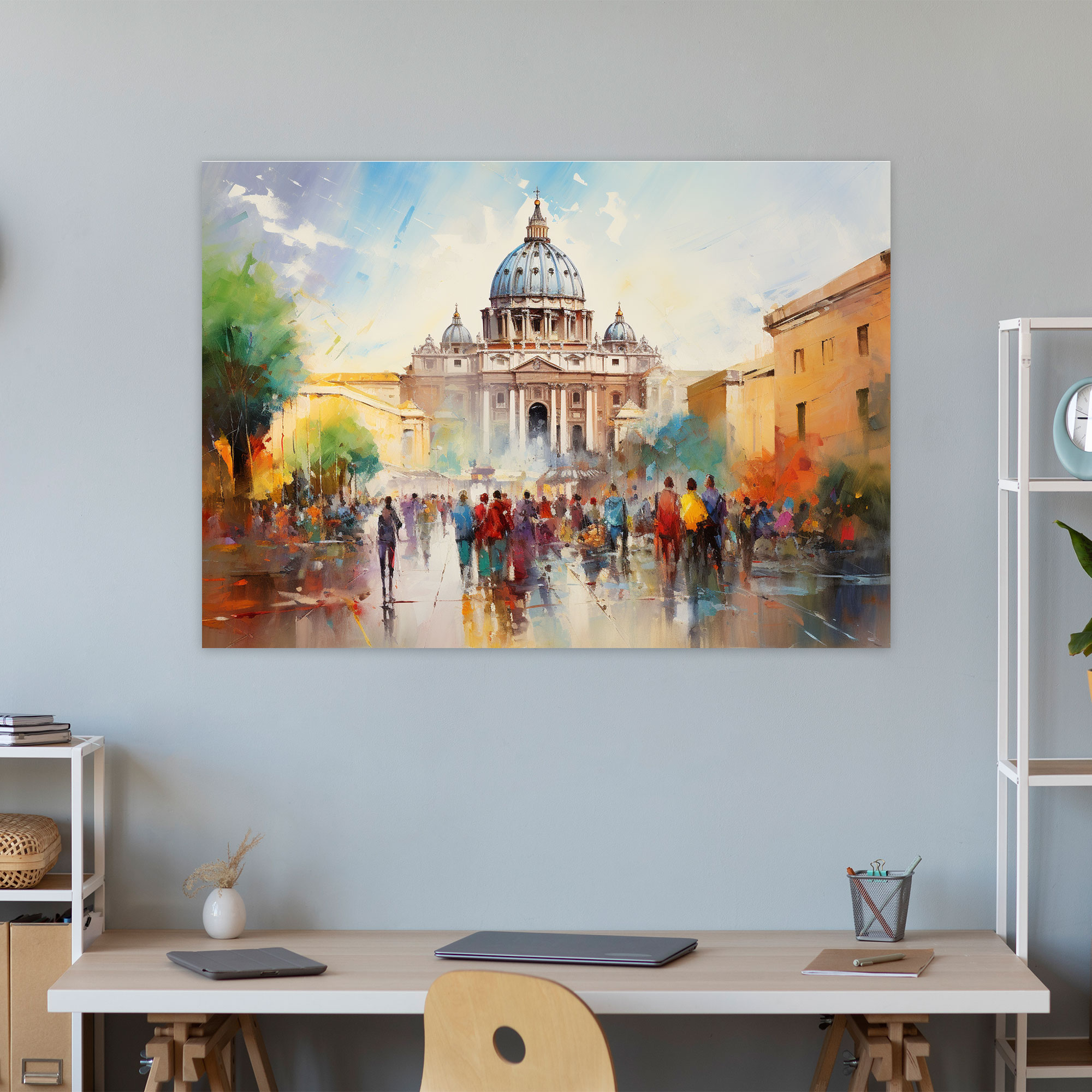 Vatican Museums Canvas Print - Vatican, Wall Art, Wall Decoration, Canvas Print