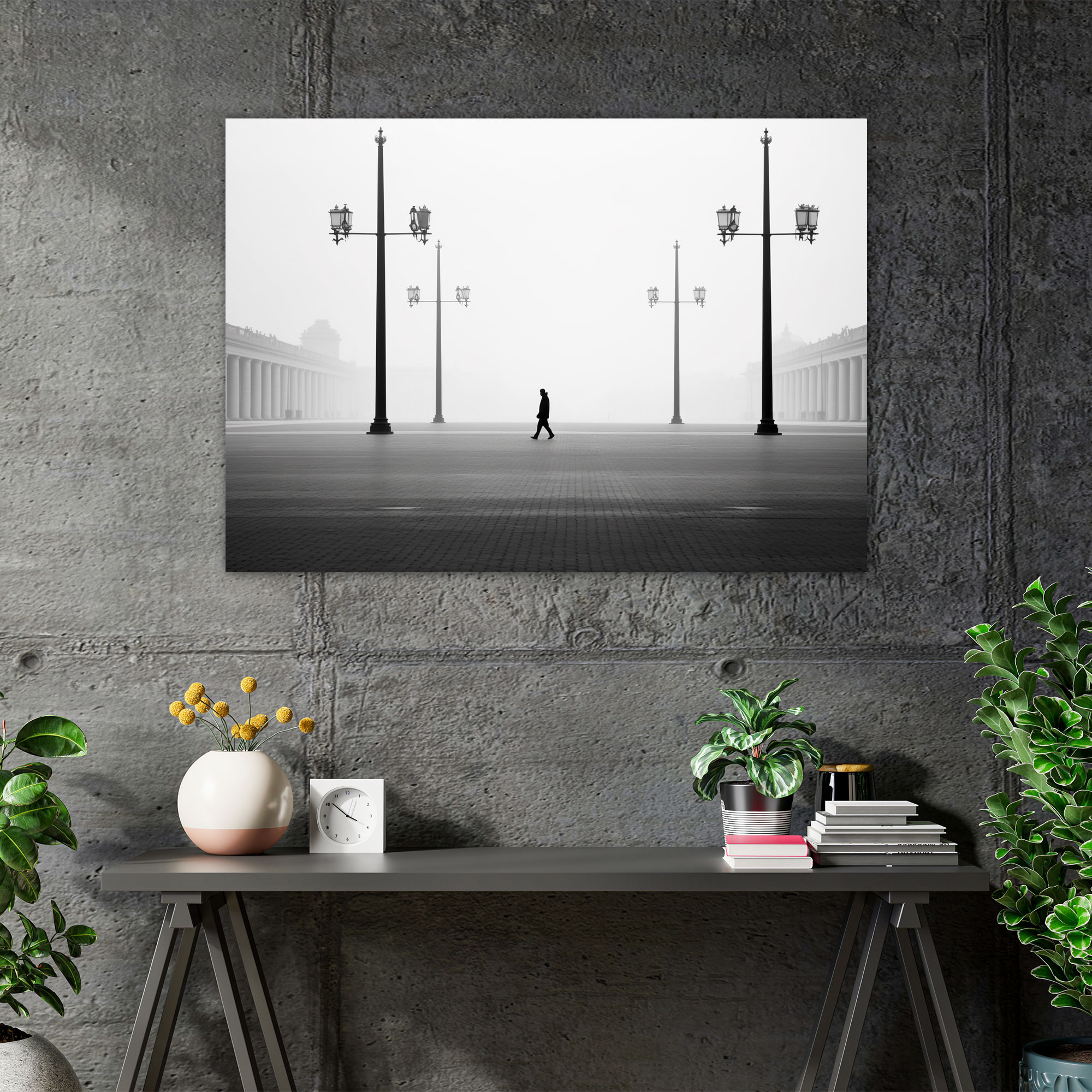 Vatican Wall Art Canvas Print - Vatican, Timeless Appeal, Vatican, Minimalist Photograph