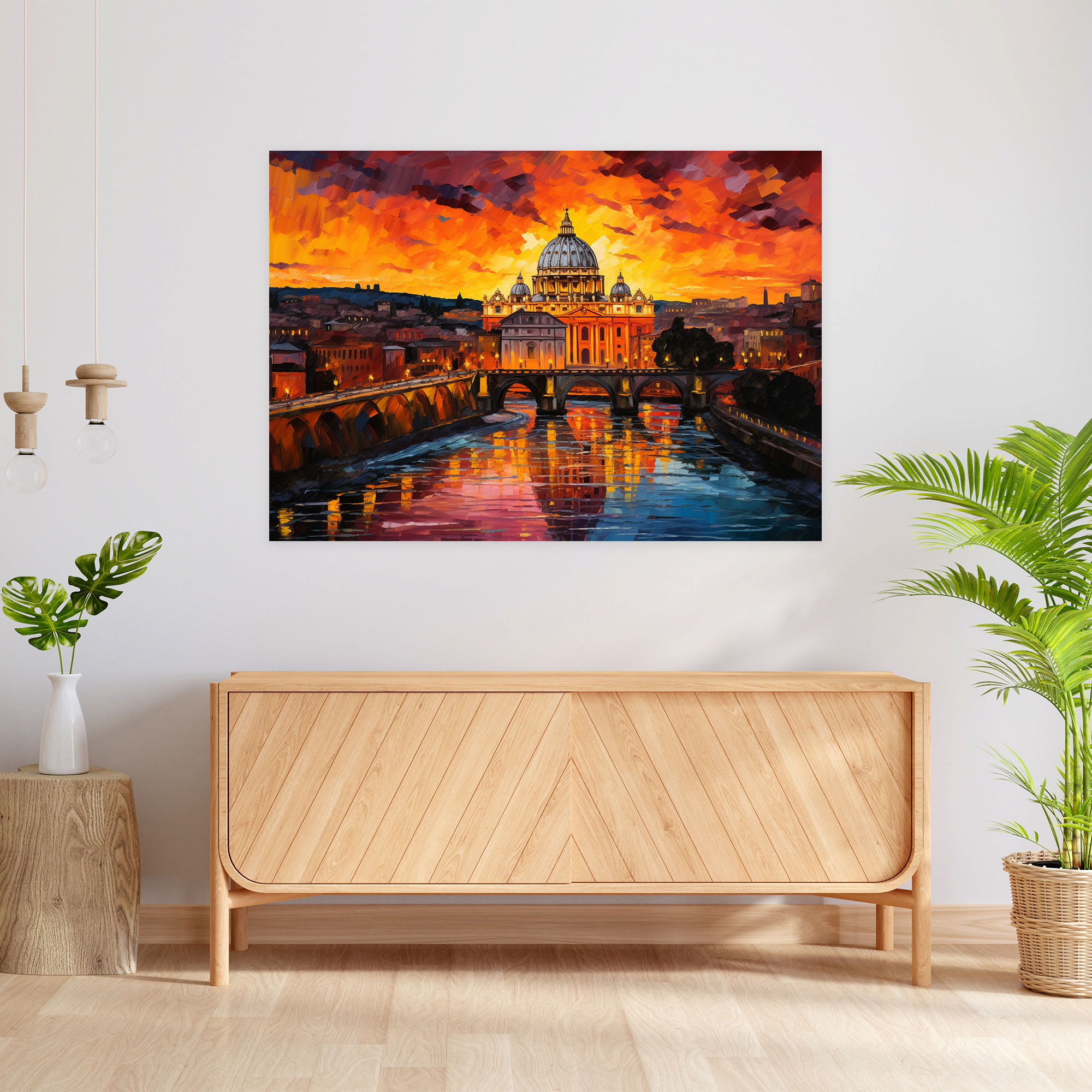 Vatican City Canvas Print - Vatican, Canvas Print, Vatican, Abstract Painting