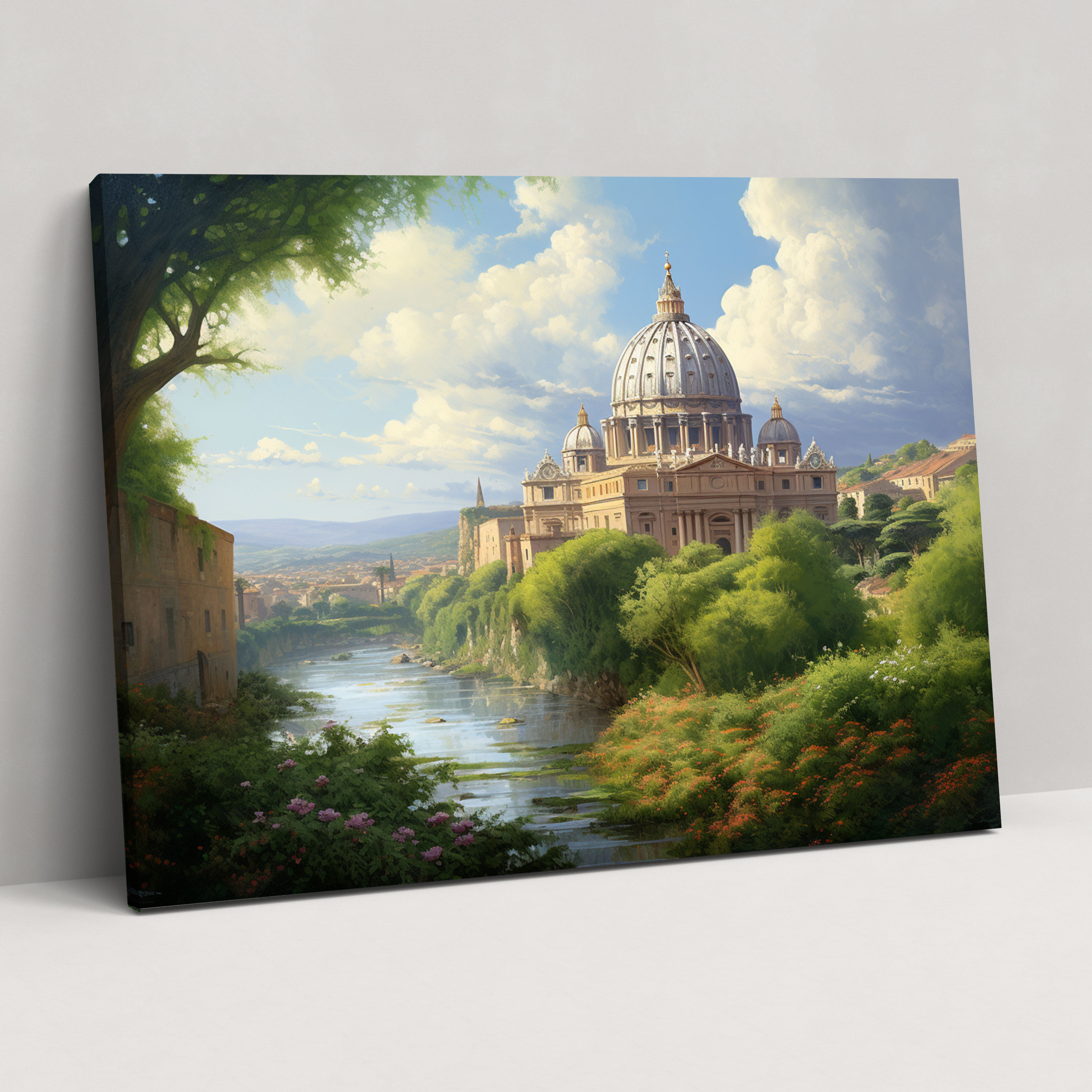 St. Peter's Basilica Canvas Print - Vatican, Canvas Wall Art, Canvas, St. Peter's Basilica