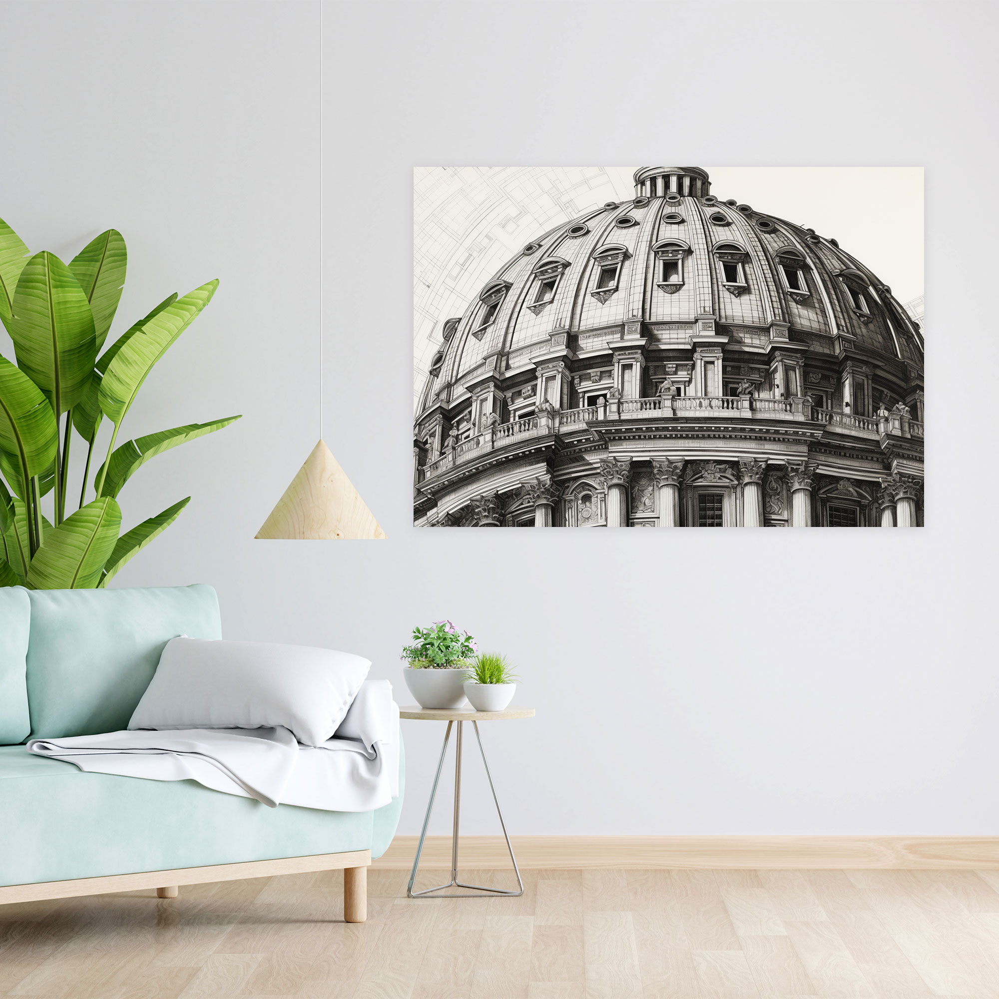 Vatican Dome Canvas Print - Vatican, Canvas Wall Art, Wall Decoration, Canvas
