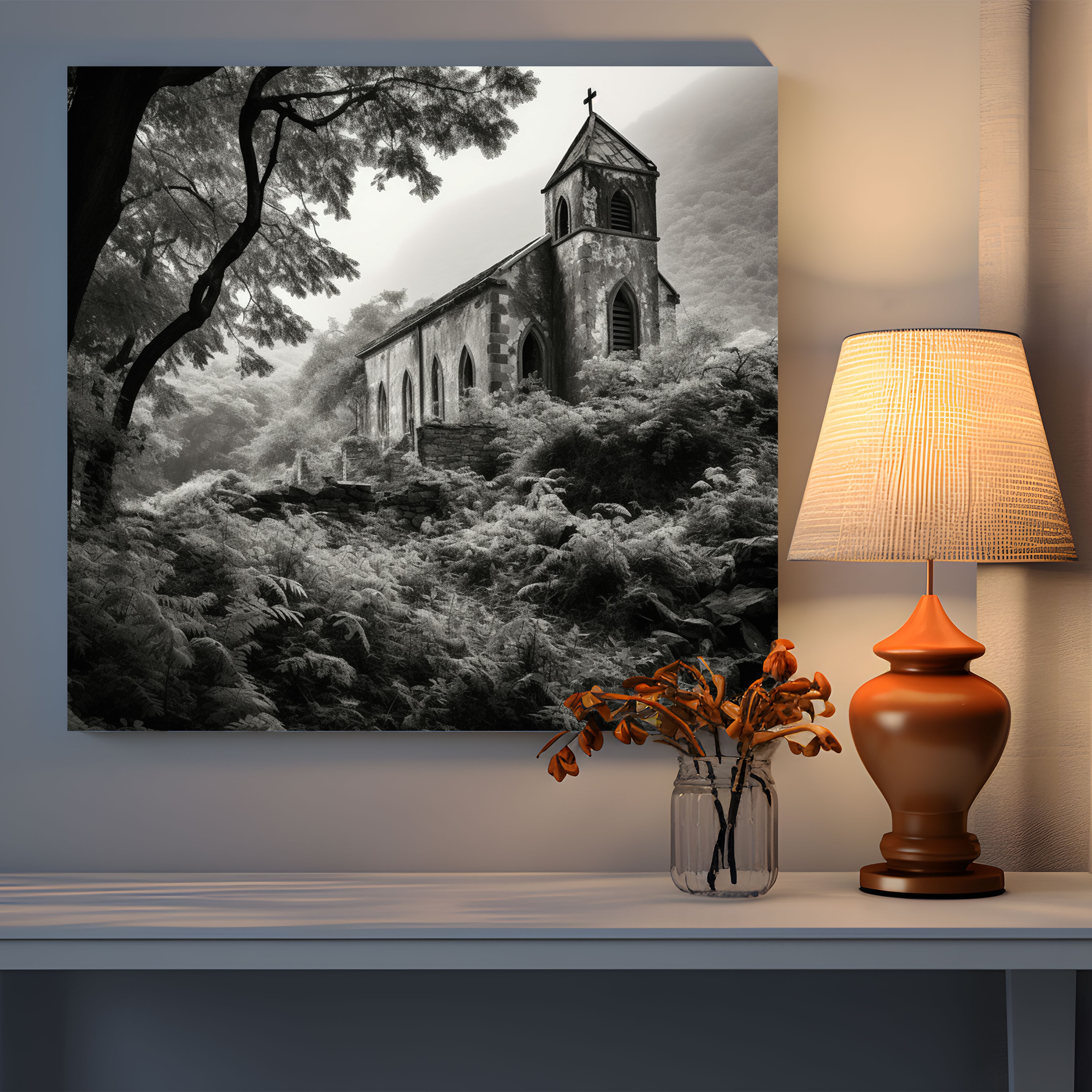 Timeless Village Canvas Print - Village, Canvas, Home Decoration, Timeless Village
