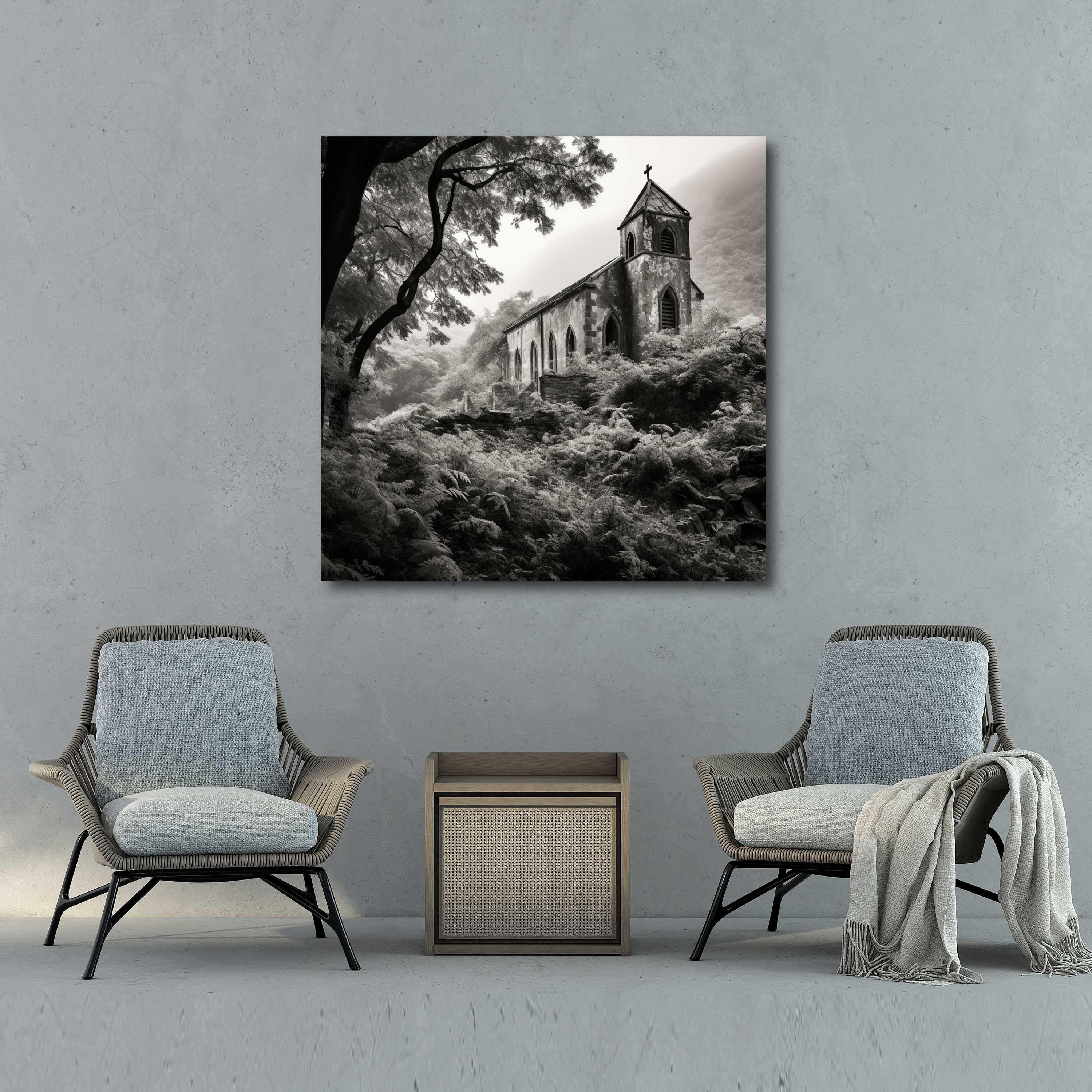 Timeless Village Canvas Print - Village, Canvas, Home Decoration, Timeless Village
