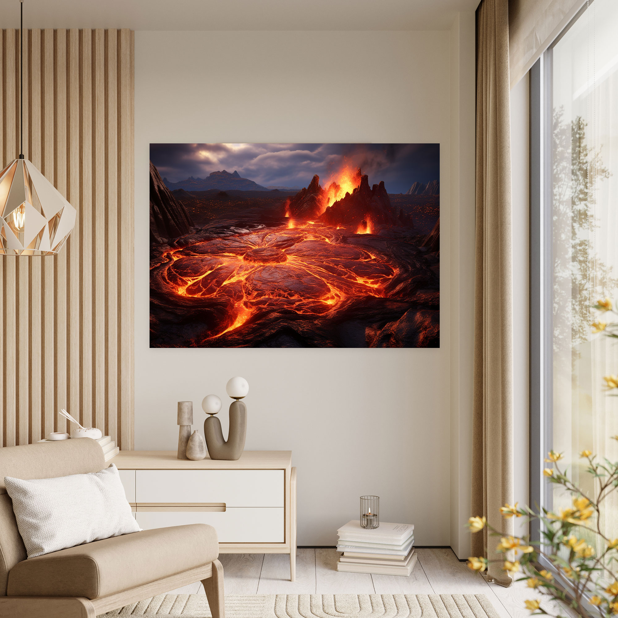 Volcano Canvas Print - Volcano, Canvas, Canvas Wall Art, Awe