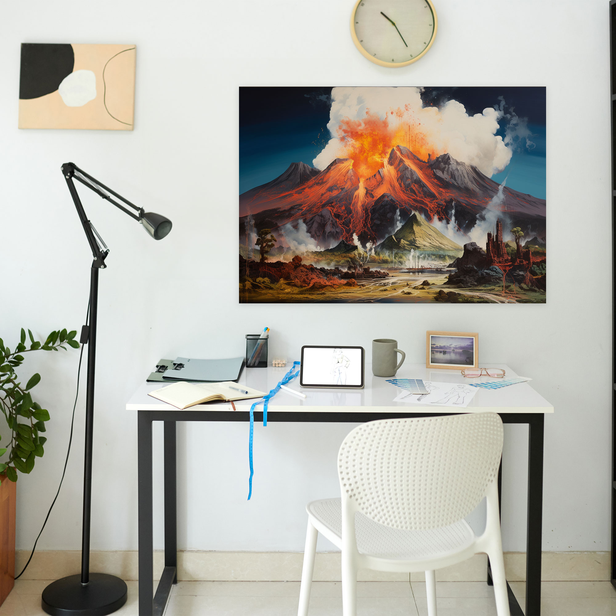 Volcano Canvas Print - Volcano, Canvas Print, Wall Art, Canvas