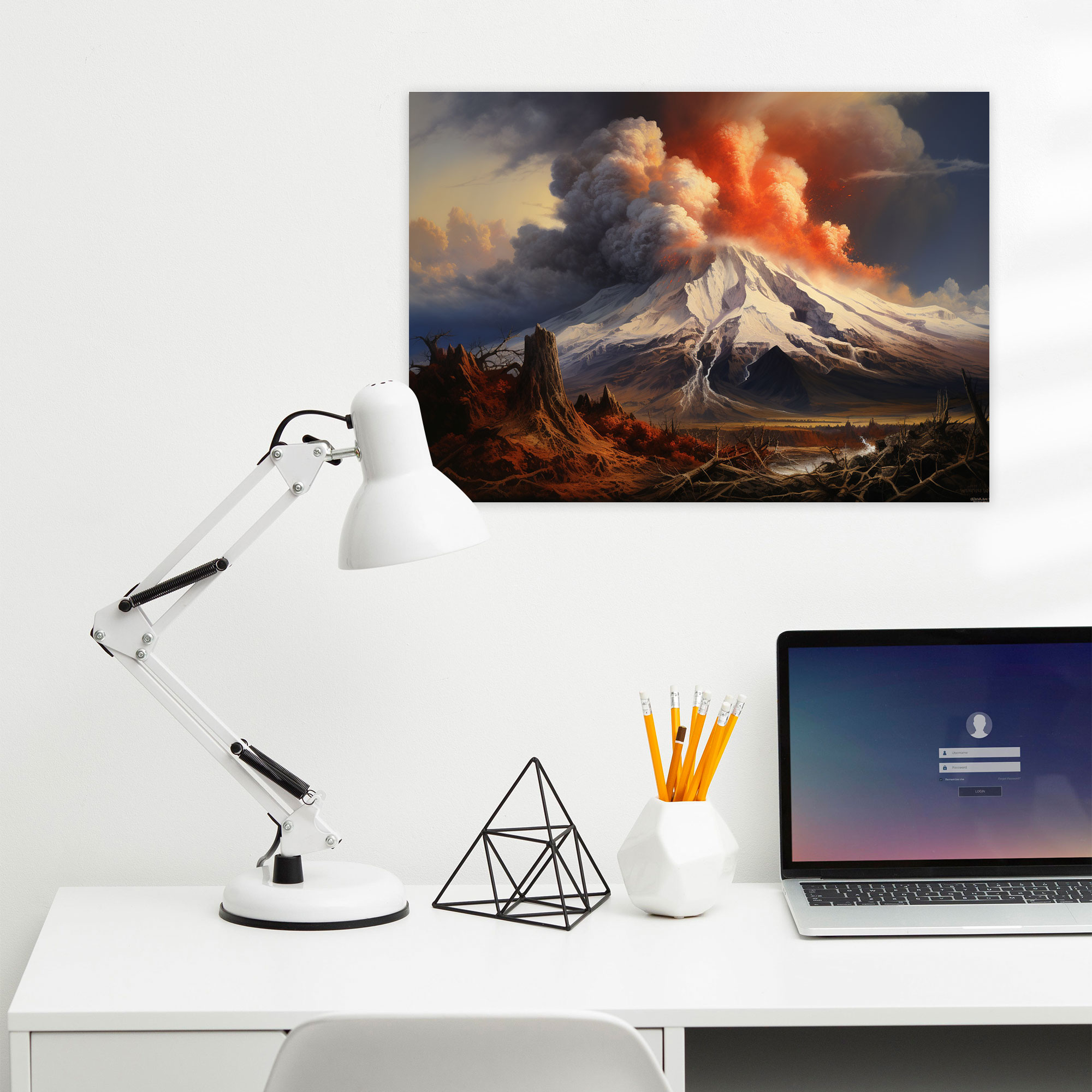 Volcano Canvas Print - Volcano, Canvas Wall Art, Volcano, Wall Decoration