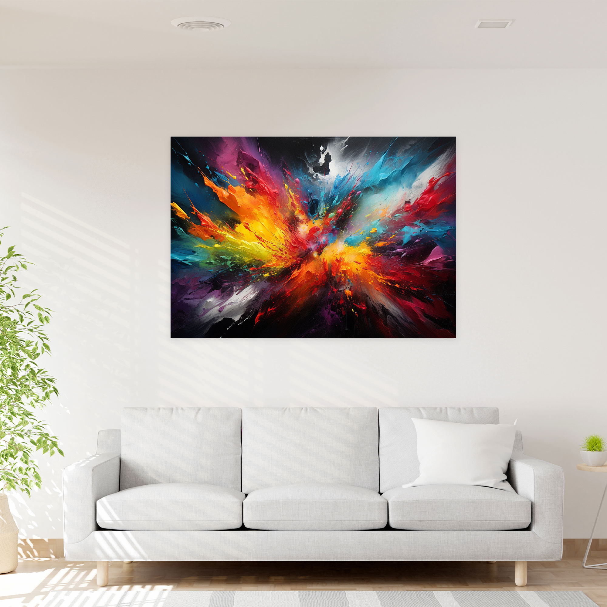 Volcano Canvas Print - Volcano, Canvas, Home Decoration, Canvas Wall Art