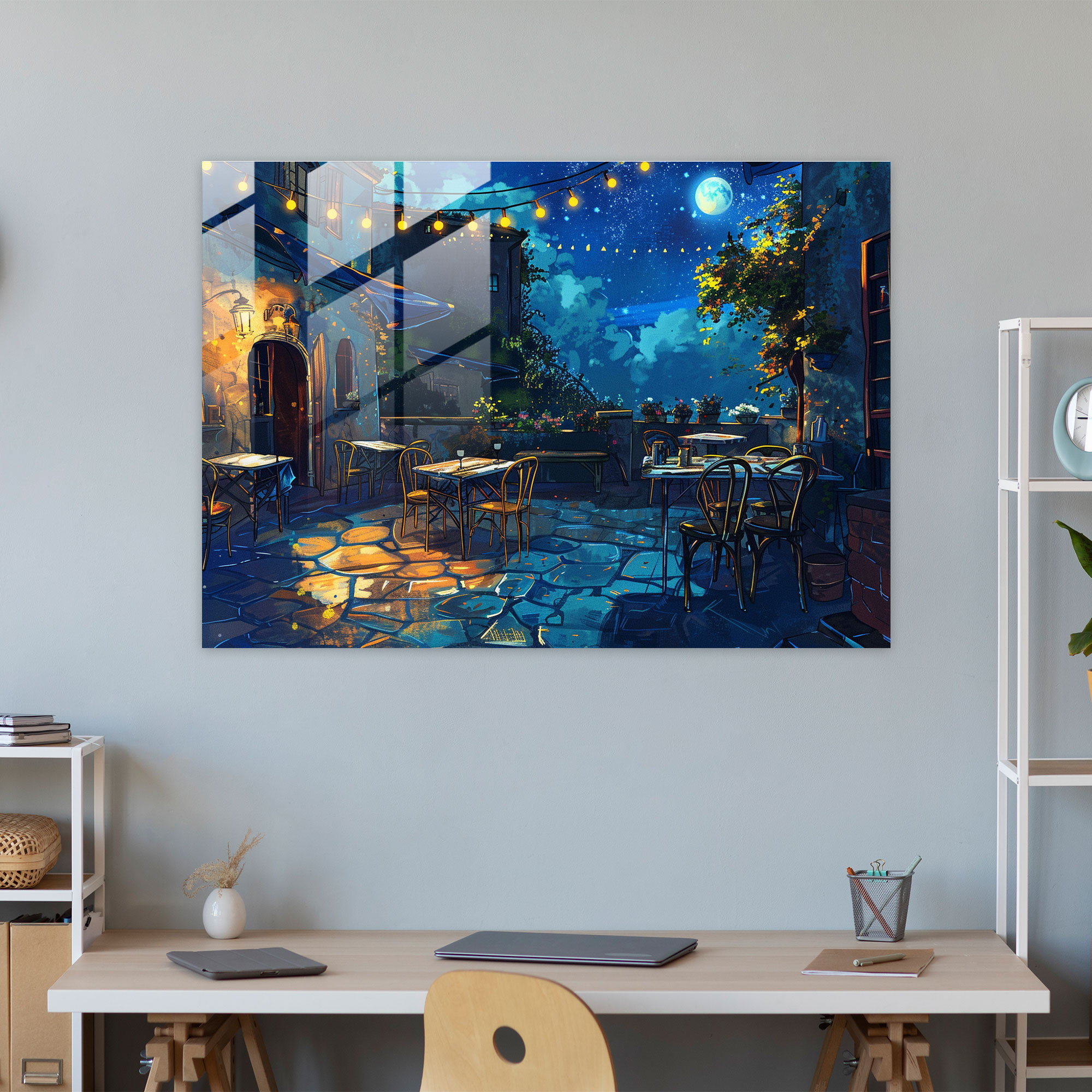 Vincent Van Gogh Home Decoration - Café Terrace At Night - Vincent Van Gogh, Vincent Van Gogh, Wall Decoration, Modern Art