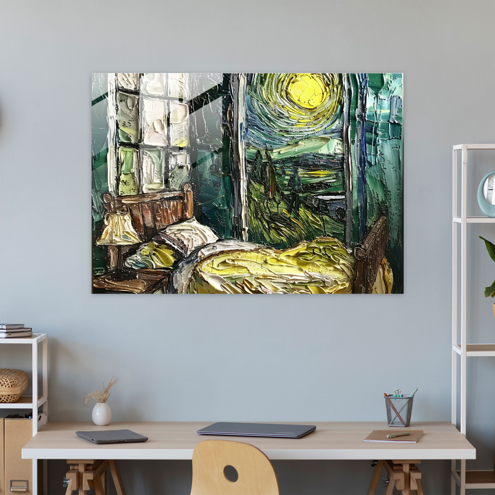 Vincent Van Gogh Wall Decoration: The Bedroom, 20X30 - Vincent Van Gogh, Vincent Van Gogh, Wall Decoration, Home Decoration