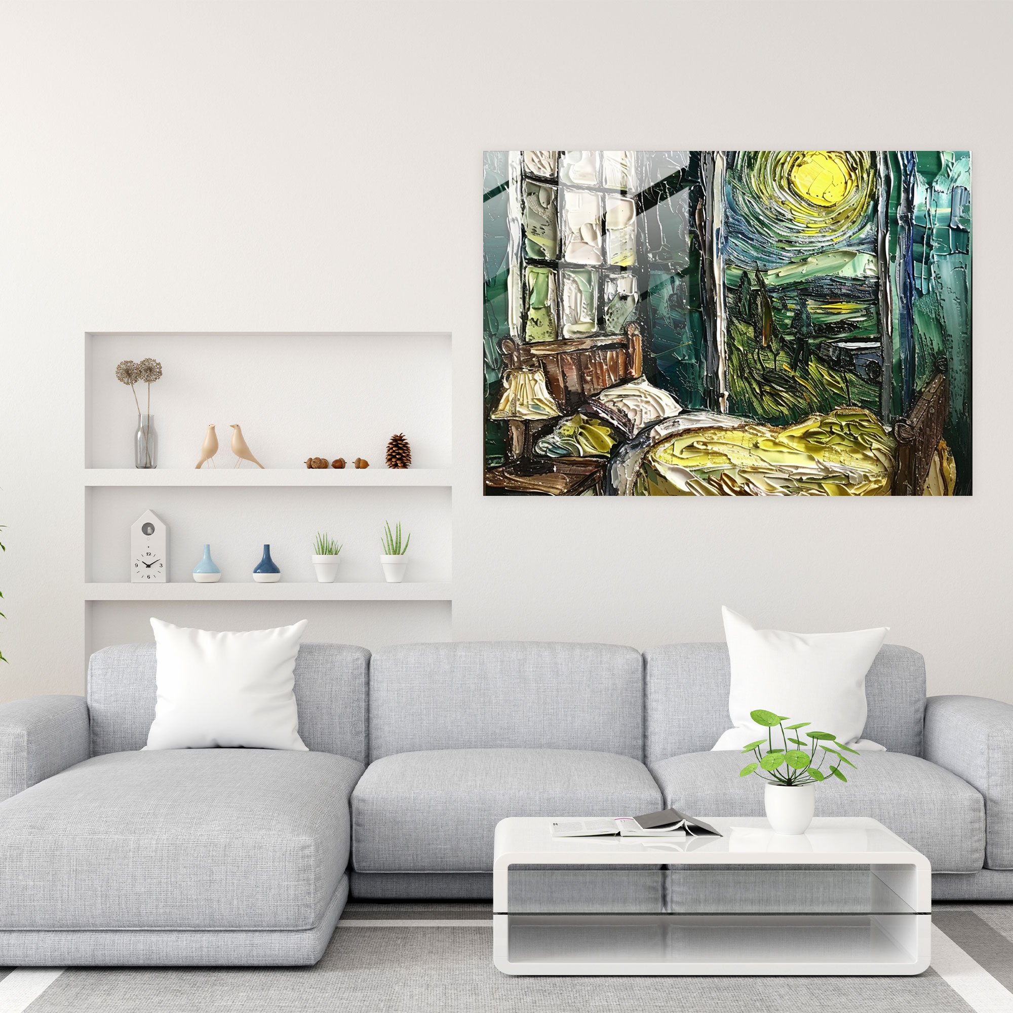 Vincent Van Gogh Wall Decoration: The Bedroom, 20X30 - Vincent Van Gogh, Vincent Van Gogh, Wall Decoration, Home Decoration