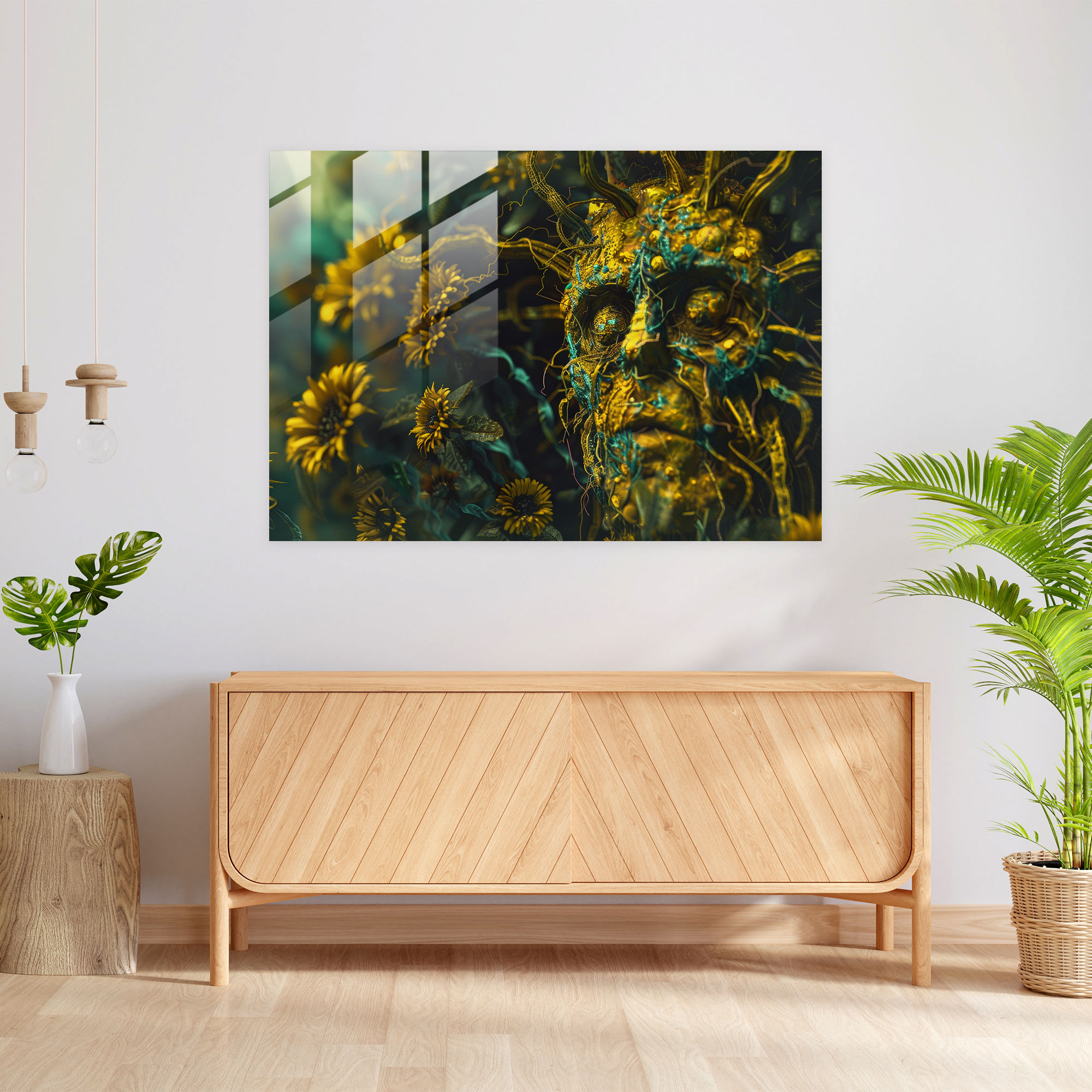 Vincent Van Gogh Glass Wall Art - Sunflowers - Vincent Van Gogh, Sunflowers, Glass Art, Glass Print