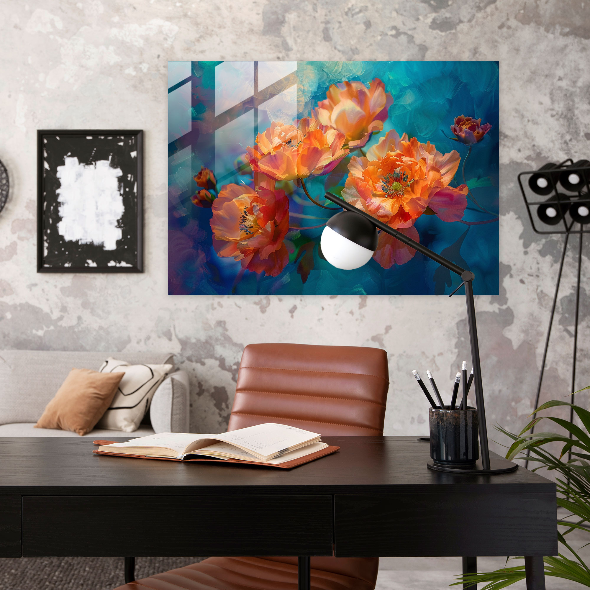 Vincent Van Gogh Glass Print - Blossoms - Vincent Van Gogh, Home Decoration, Blossoms, Modern Art