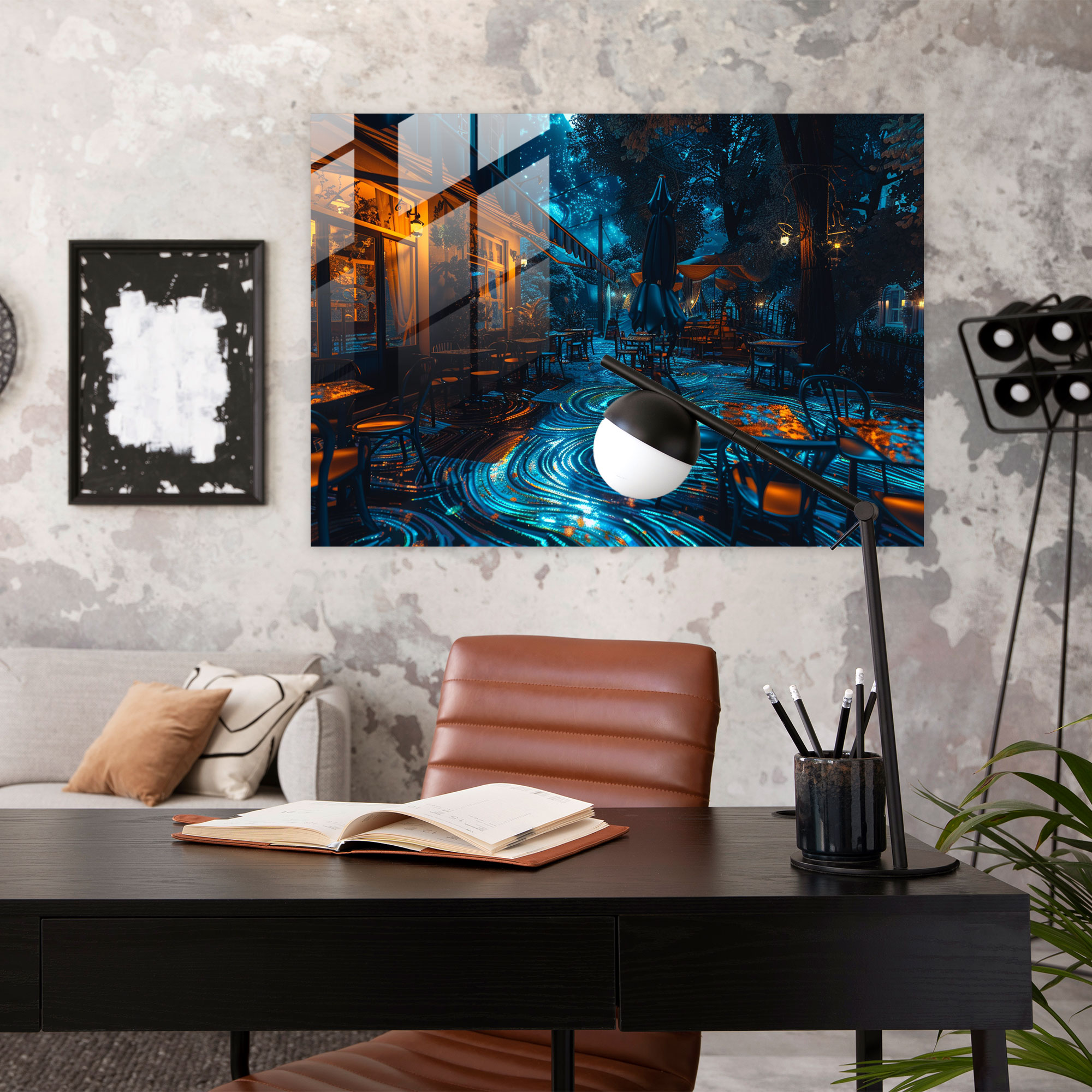 Vincent Van Gogh Home Decoration - Cafe Terrace Swirls - Vincent Van Gogh, Home Decoration, Modern Art, Vincent Van Gogh