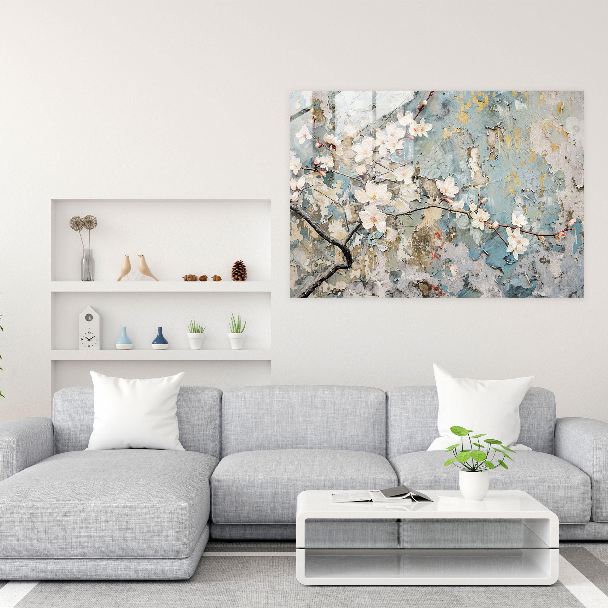 Vincent Van Gogh Wall Decoration - Serene Almond Blossoms - Vincent Van Gogh, Vincent Van Gogh, Serene Atmosphere, Almond Blossoms