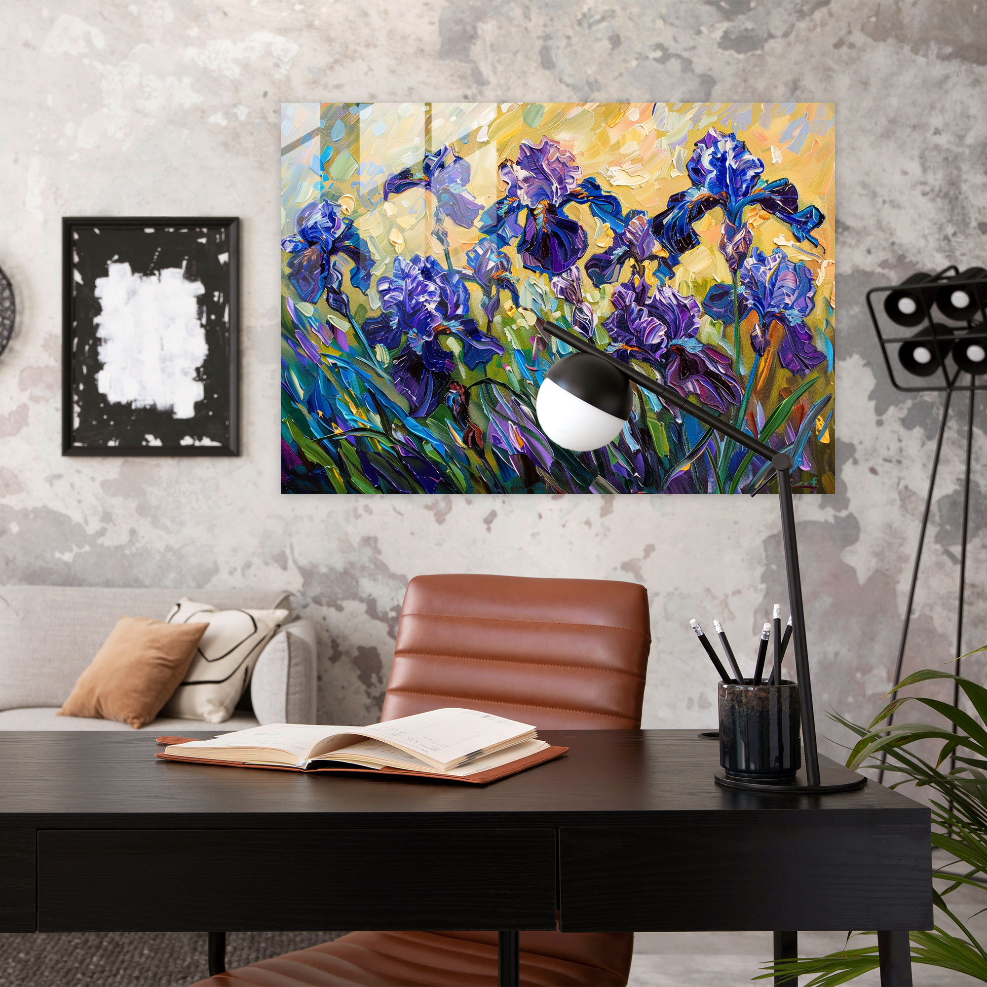 Vincent Van Gogh Glass Wall Art - Irises Glass Print - Vincent Van Gogh, Home Decoration, Glass Print, Vincent Van Gogh