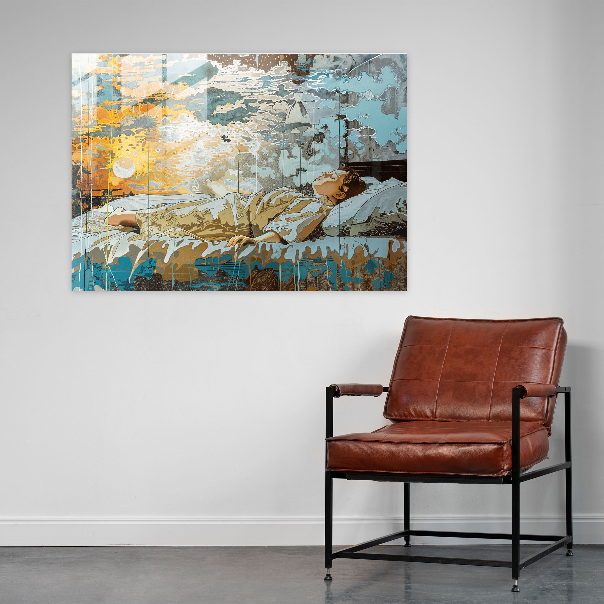 Vincent Van Gogh The Bedroom Glass Wall Art - Vincent Van Gogh, Glass Wall Art, Vincent Van Gogh, Modern Art