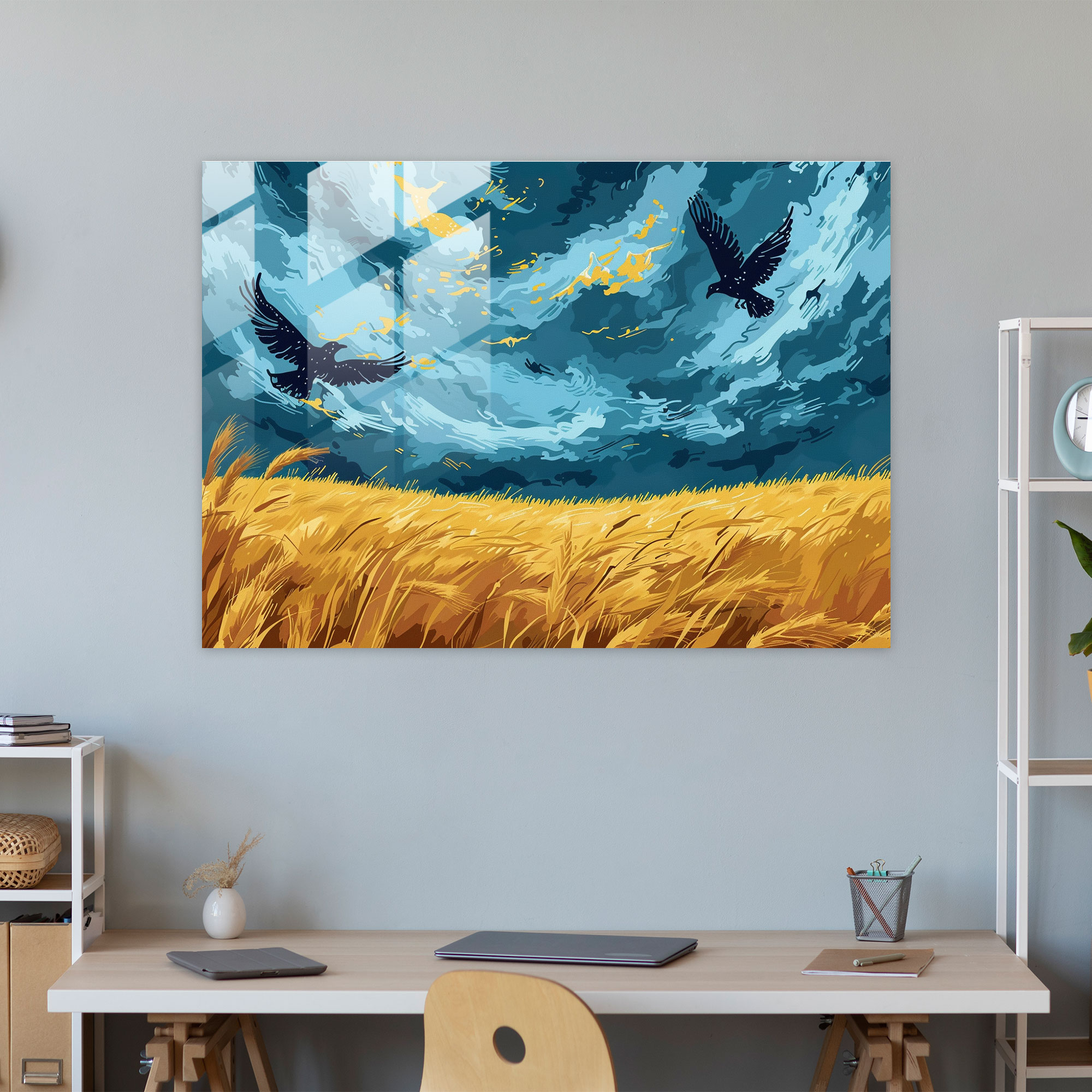 Vincent Van Gogh Wall Decoration - Wheatfield With Crows - Vincent Van Gogh, Wall Decoration, Vincent Van Gogh, Modern Art