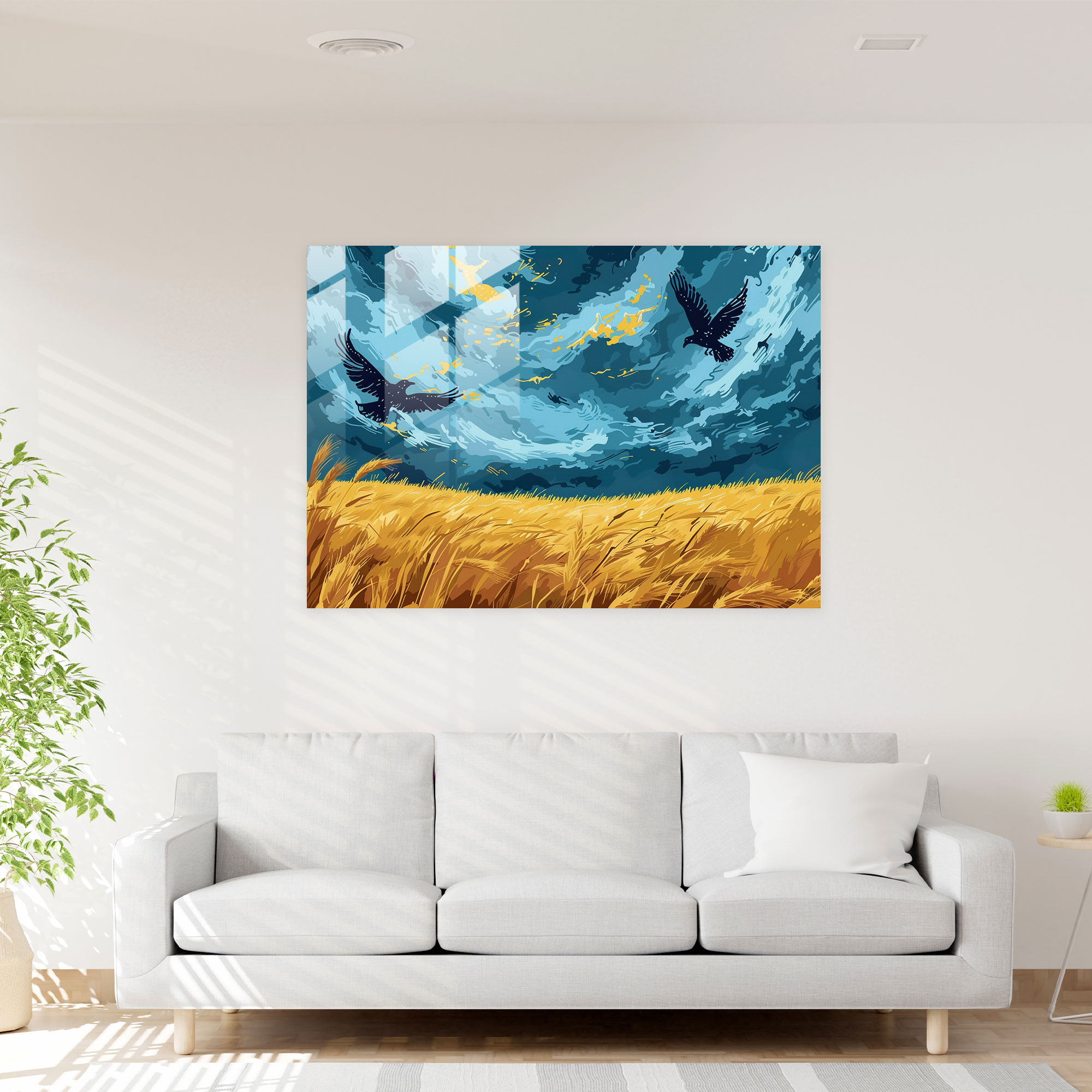 Vincent Van Gogh Wall Decoration - Wheatfield With Crows - Vincent Van Gogh, Wall Decoration, Vincent Van Gogh, Modern Art