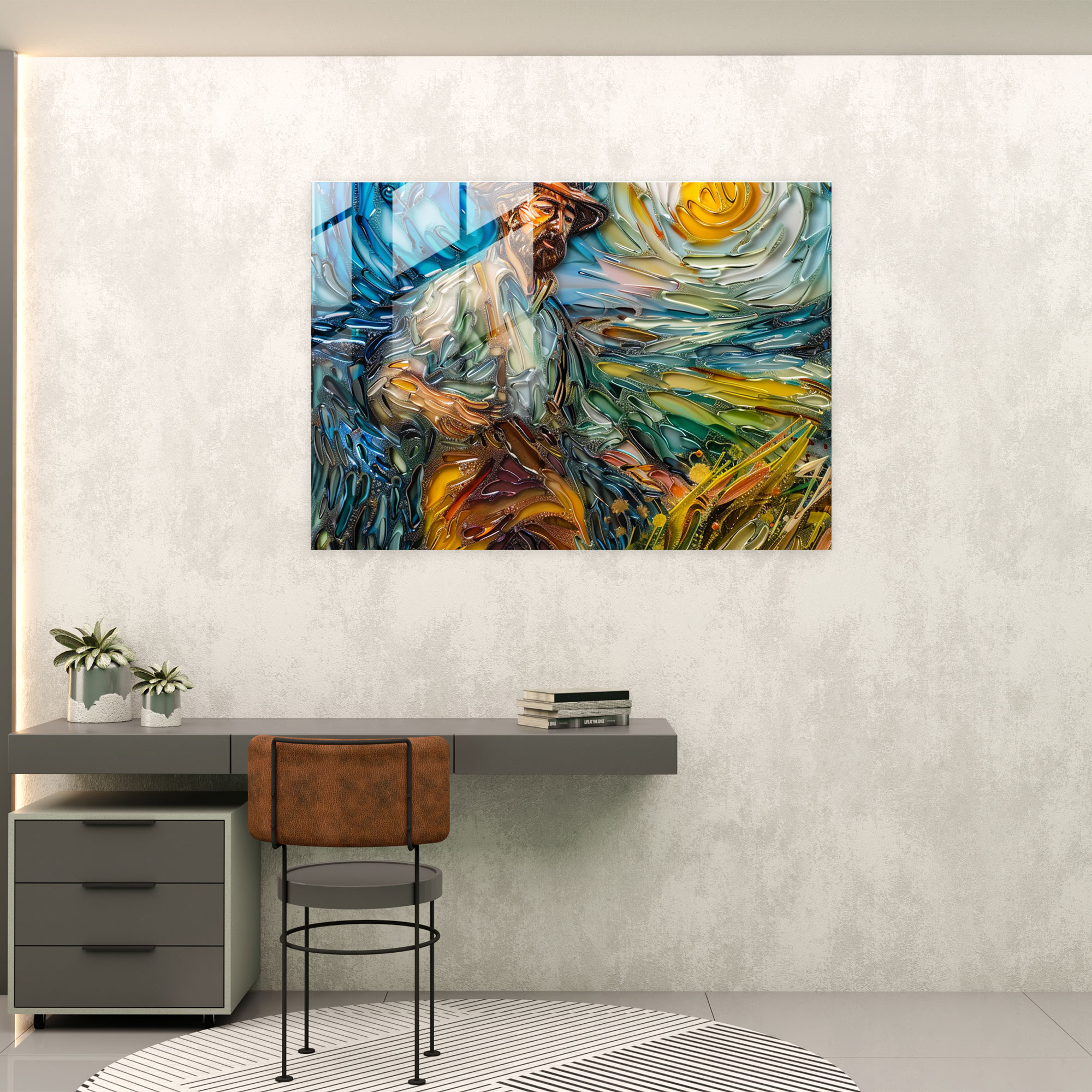 Vincent Van Gogh Glass Art - The Sower Wall Decoration - Vincent Van Gogh, Wall Decoration, Vincent Van Gogh, Modern Art