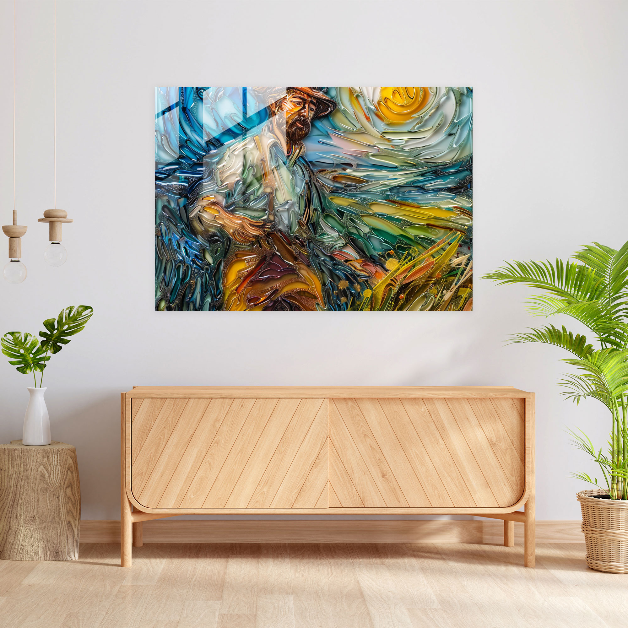 Vincent Van Gogh Glass Art - The Sower Wall Decoration - Vincent Van Gogh, Wall Decoration, Vincent Van Gogh, Modern Art