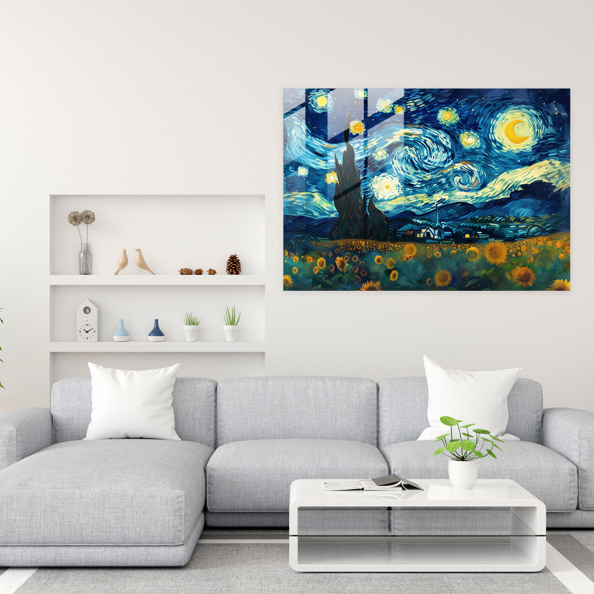 Vincent Van Gogh Glass Print - Vincent Van Gogh, Glass Art, Wall Decoration, Vincent Van Gogh