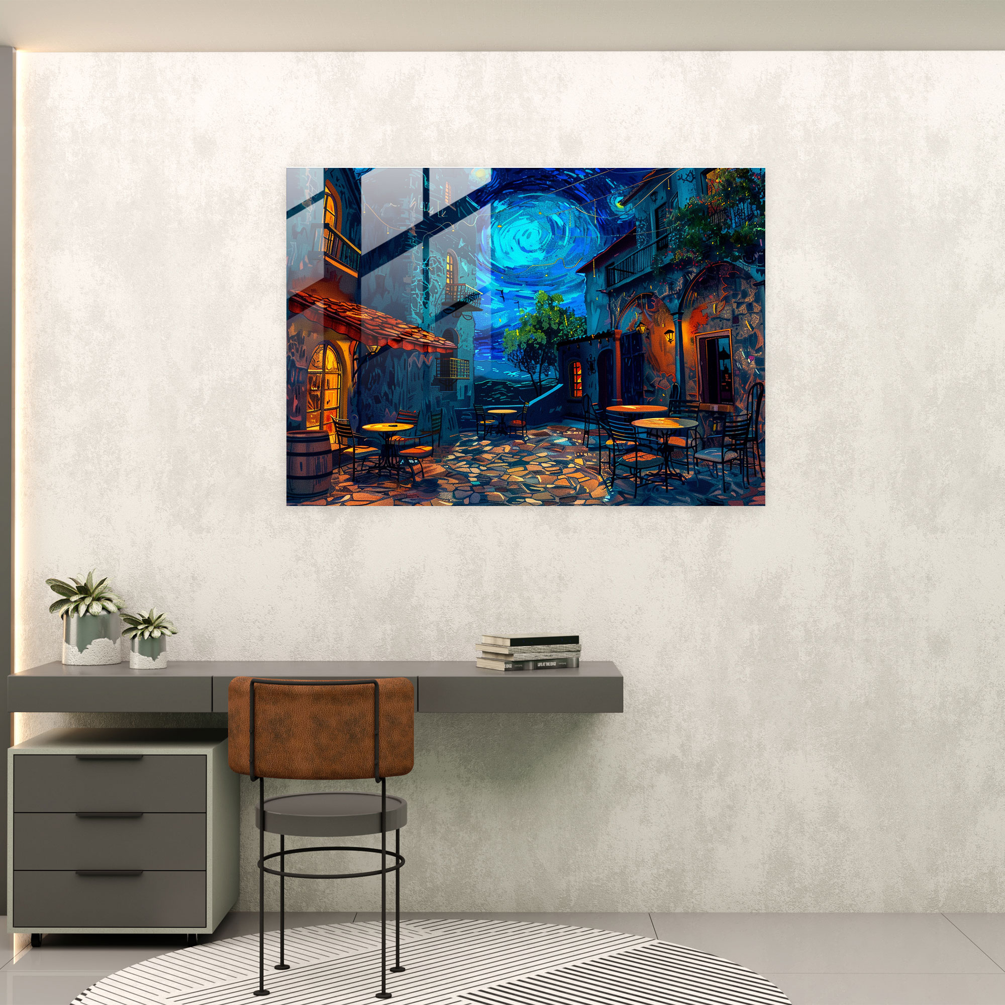 Vincent Van Gogh Glass Wall Art - Vincent Van Gogh, Glass Wall Art, Home Decoration, Modern Art