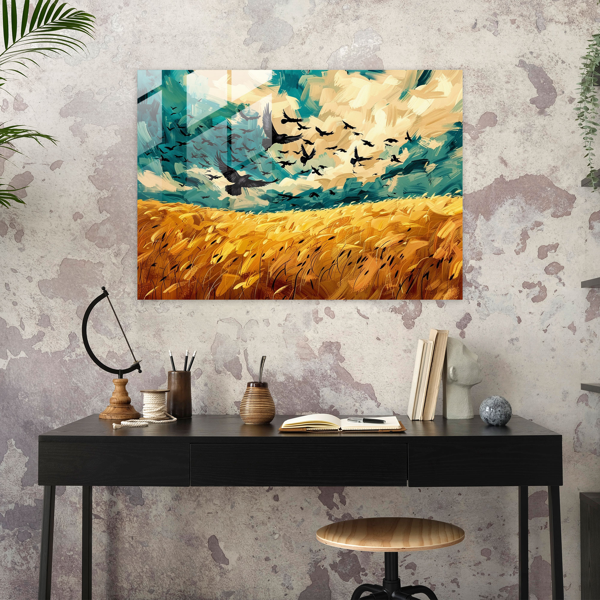 Vincent Van Gogh Wall Decoration - Vincent Van Gogh, Vincent Van Gogh, Wall Decoration, Glass Print