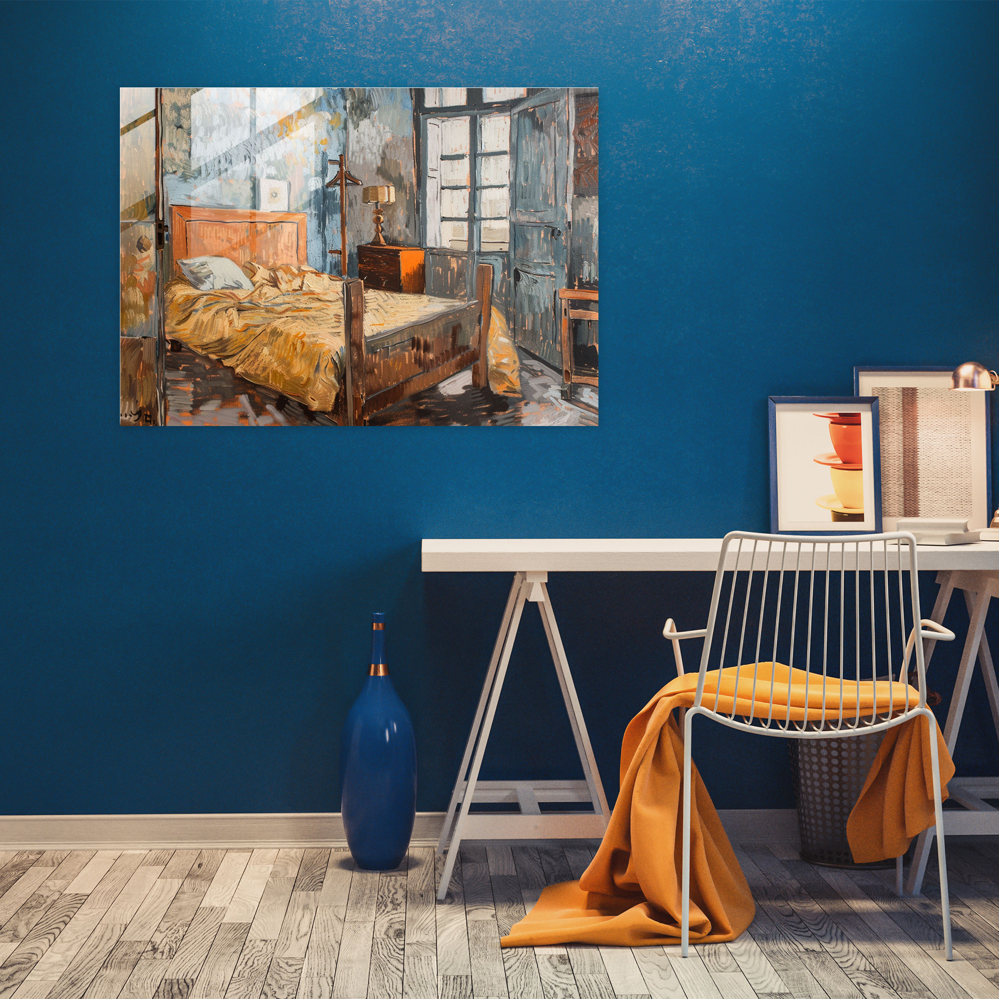 Vincent Van Gogh Glass Print - Vincent Van Gogh, Home Decoration, Glass Art, Modern Art