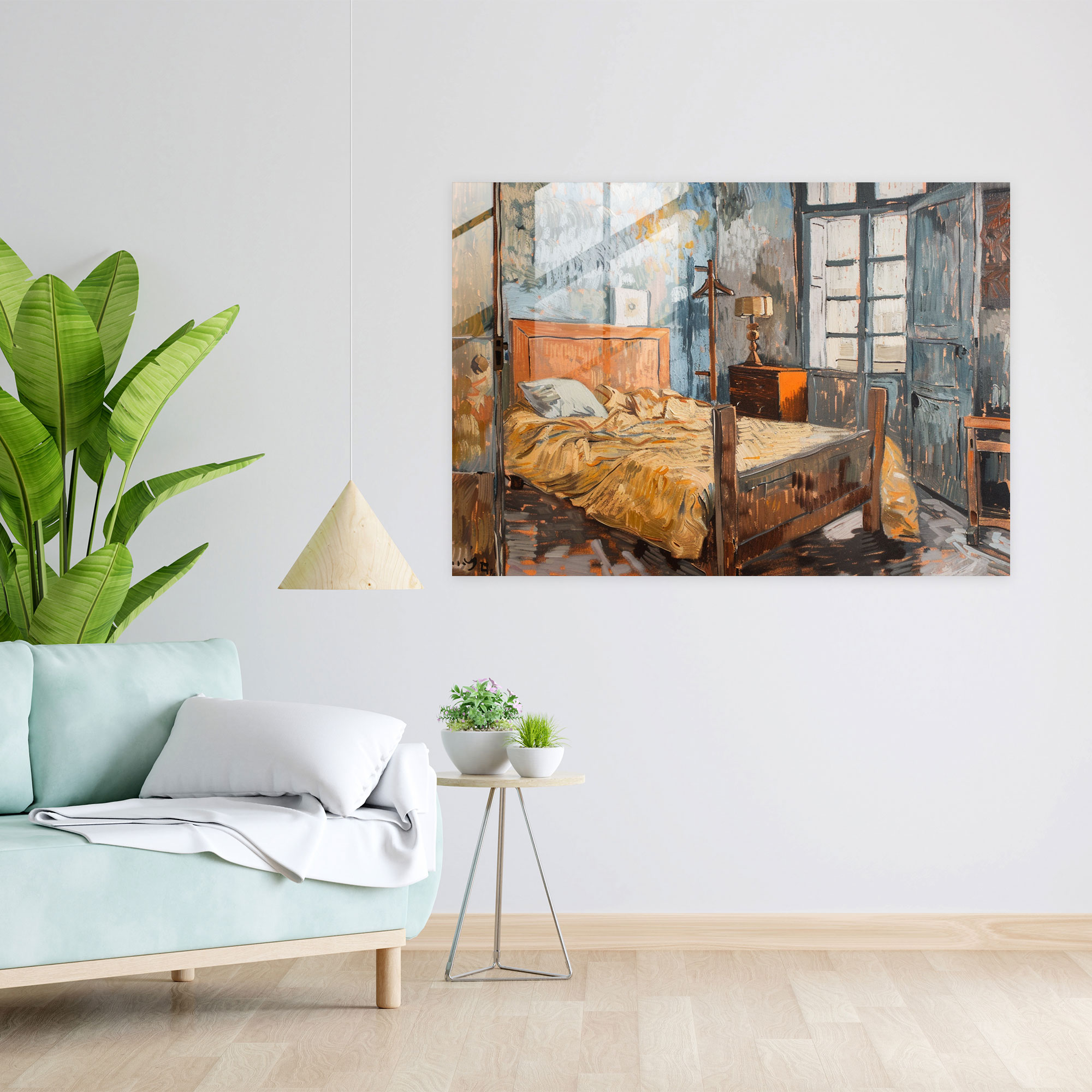 Vincent Van Gogh Glass Print - Vincent Van Gogh, Home Decoration, Glass Art, Modern Art
