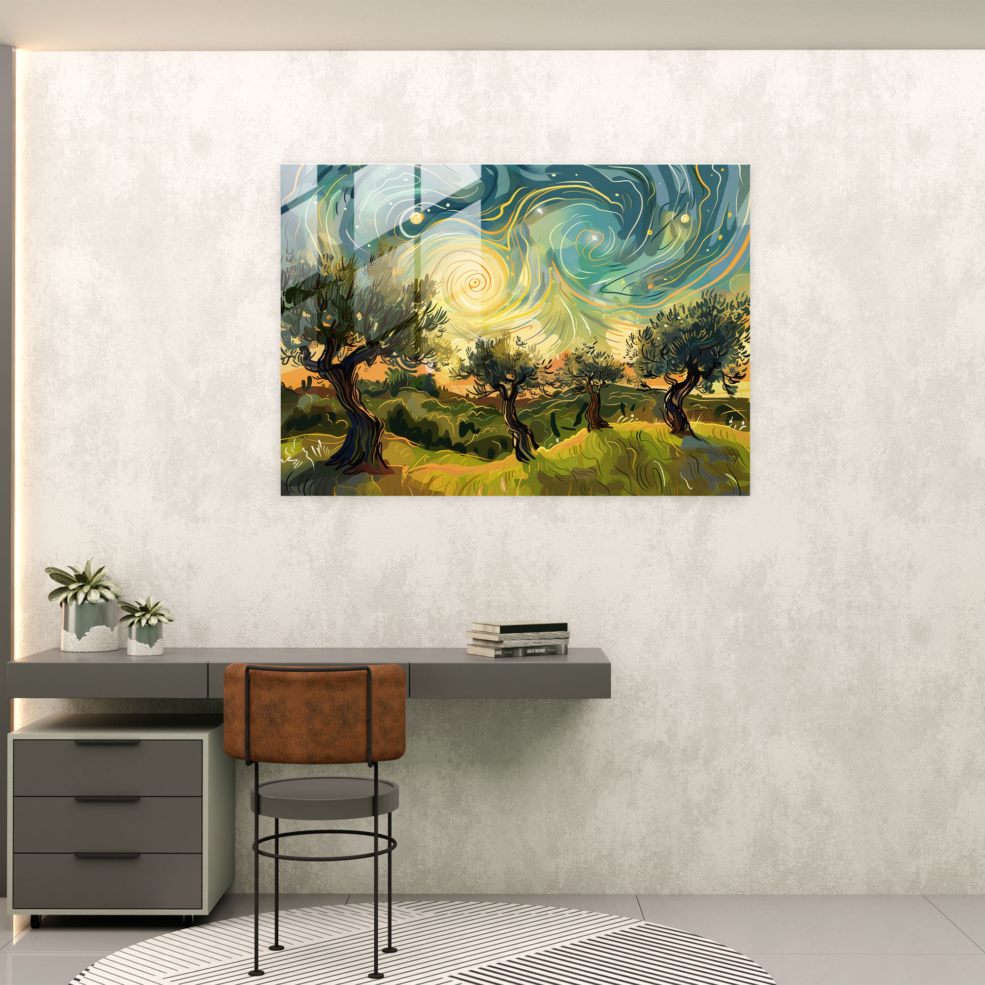 Vincent Van Gogh Glass Wall Art - Vincent Van Gogh, Glass Wall Art, Home Decoration, Vincent Van Gogh