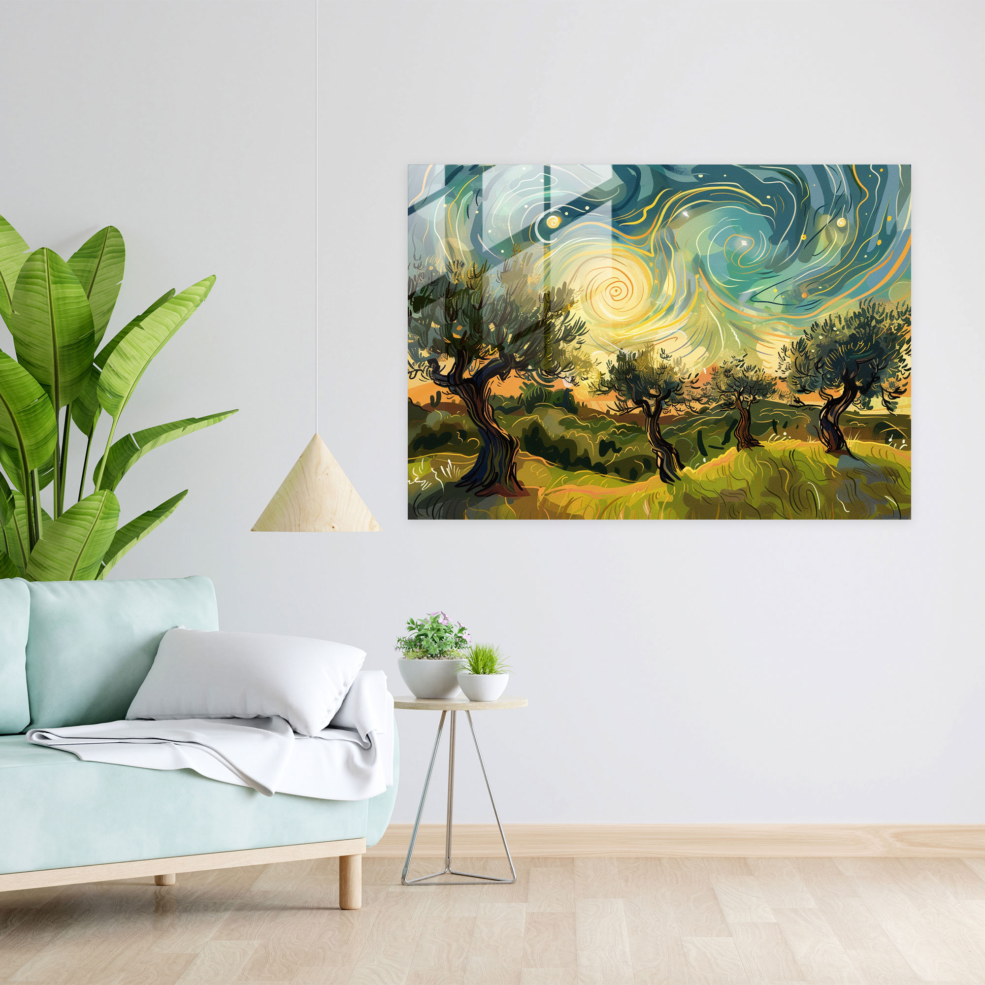 Vincent Van Gogh Glass Wall Art - Vincent Van Gogh, Glass Wall Art, Home Decoration, Vincent Van Gogh