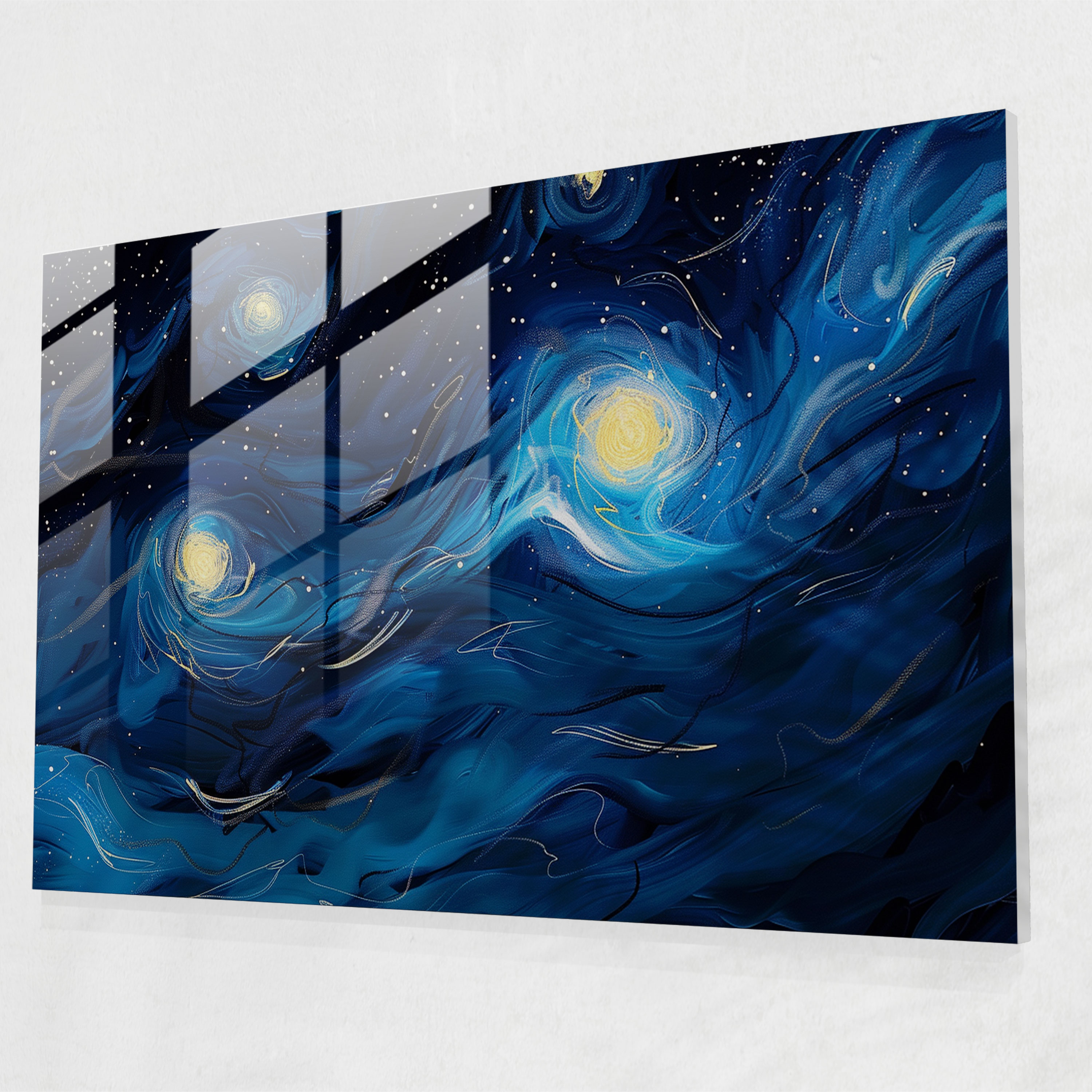 Vincent Van Gogh Glass Print Home Decoration - Vincent Van Gogh, Modern Art, Home Decoration, Glass Print