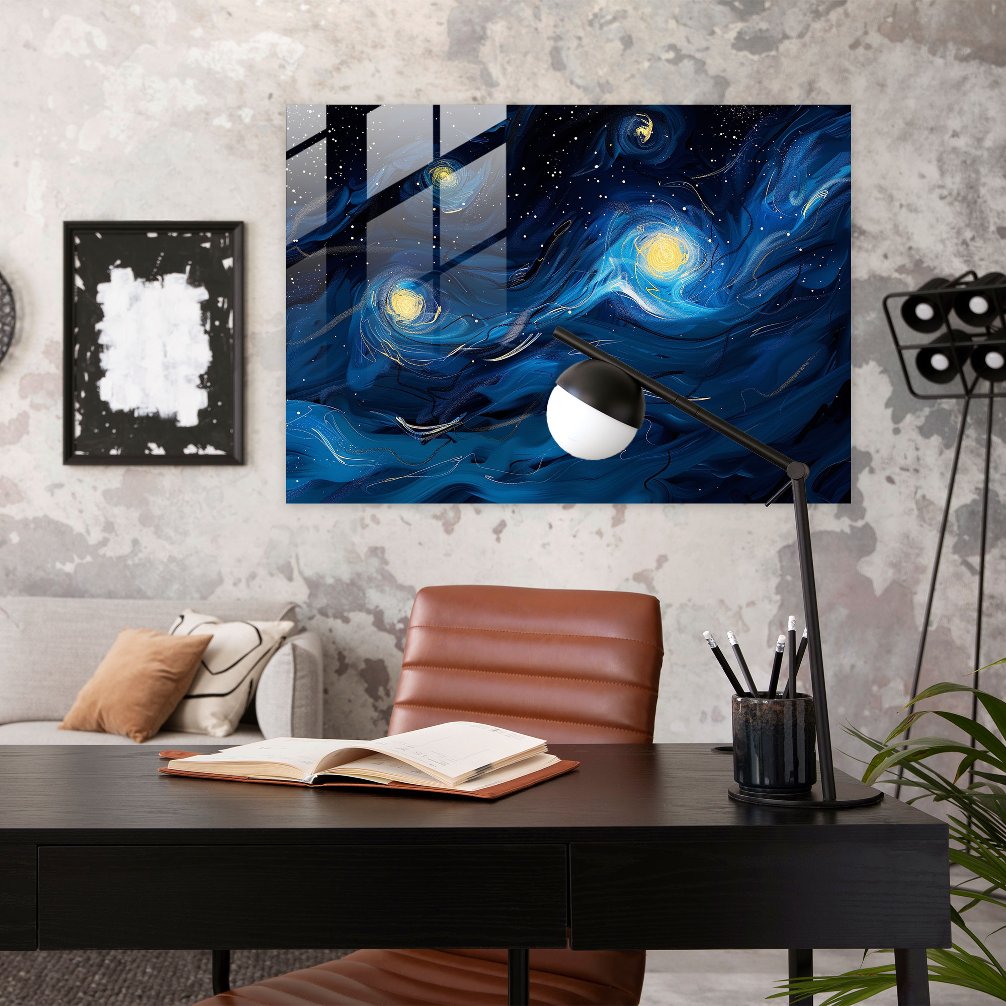 Vincent Van Gogh Glass Print Home Decoration - Vincent Van Gogh, Modern Art, Home Decoration, Glass Print