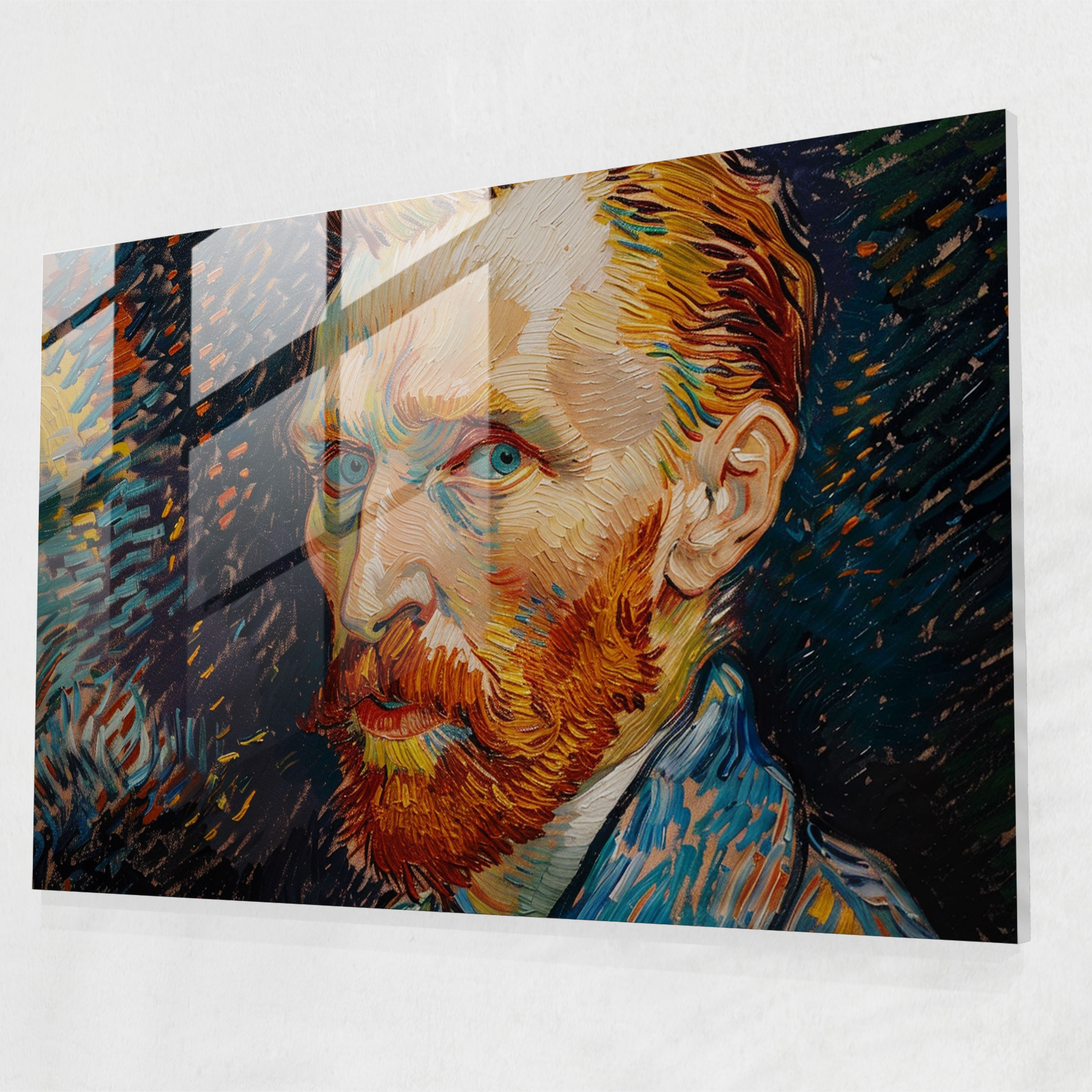 Vincent Van Gogh Glass Art Wall Decoration - Vincent Van Gogh, Wall Decoration, Vincent Van Gogh, Glass Art
