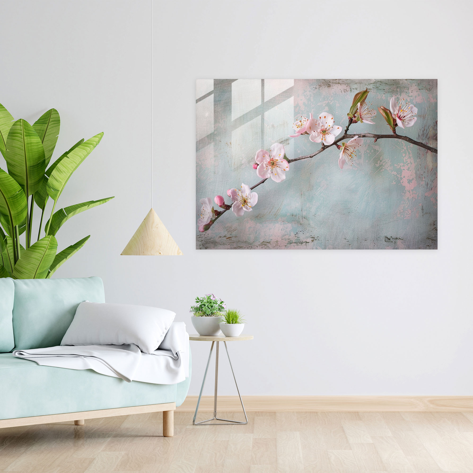Almond Blossom Glass Wall Art Modern Art - Vincent Van Gogh, Modern Art, Glass Wall Art, Vincent Van Gogh