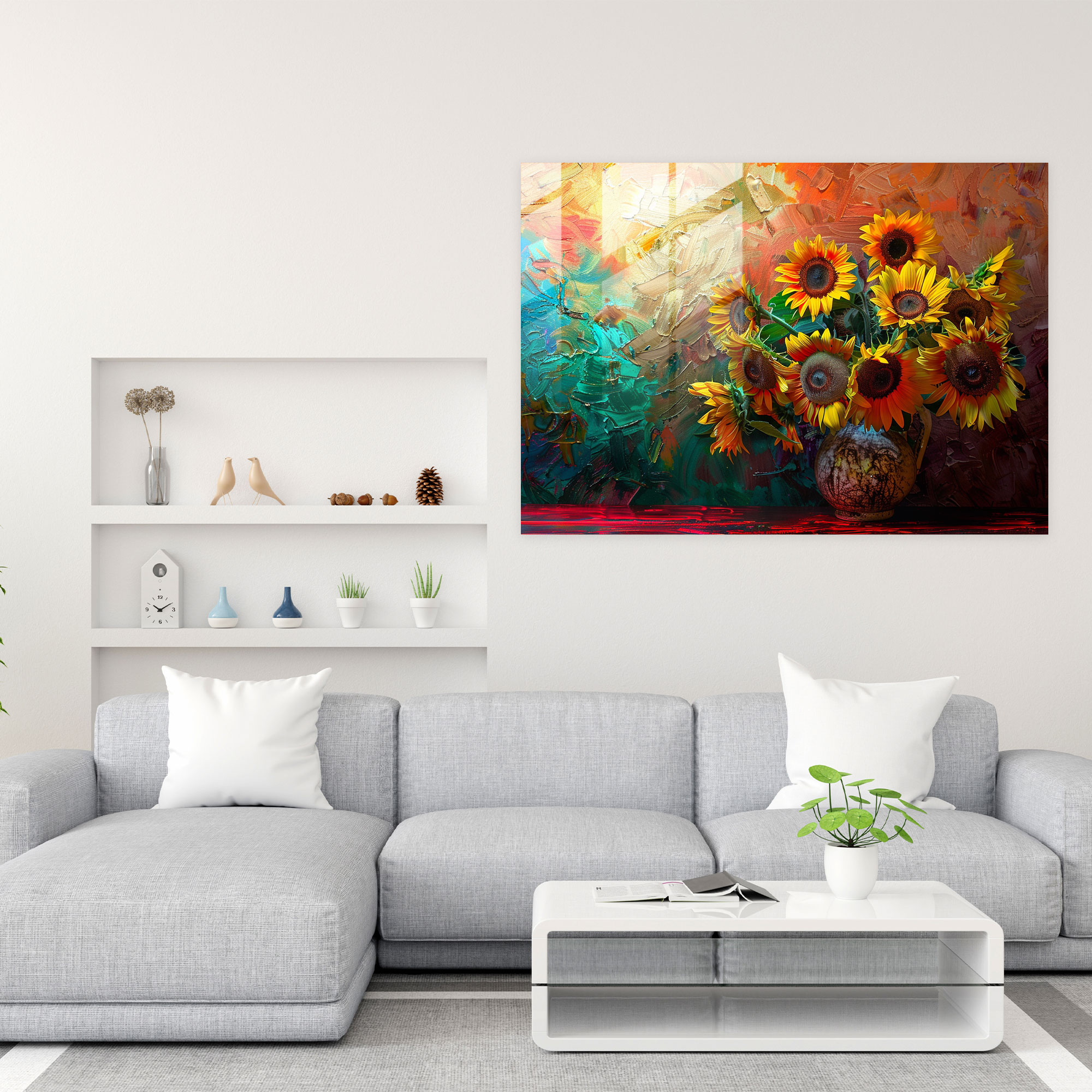 Vincent Van Gogh Glass Wall Art - Vincent Van Gogh, Home Decoration, Modern Art, Glass Wall Art