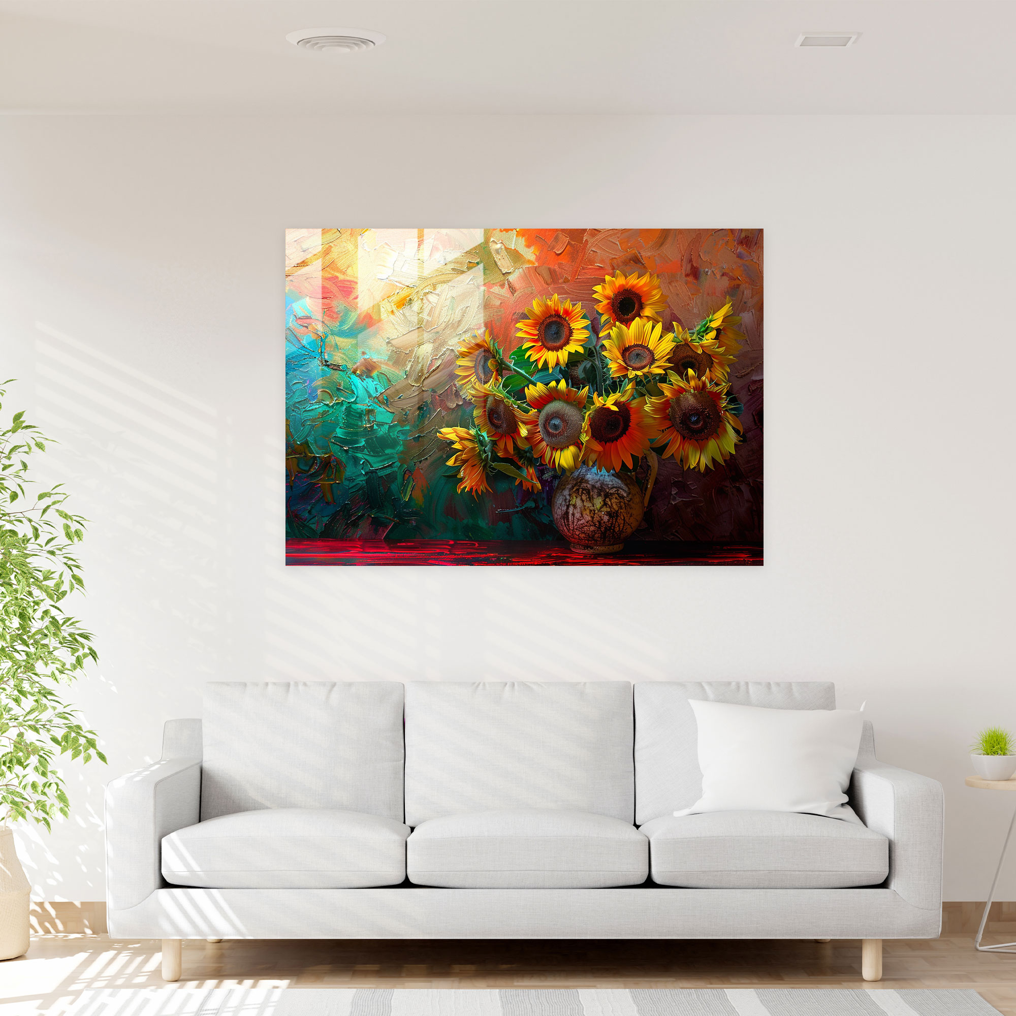 Vincent Van Gogh Glass Wall Art - Vincent Van Gogh, Home Decoration, Modern Art, Glass Wall Art