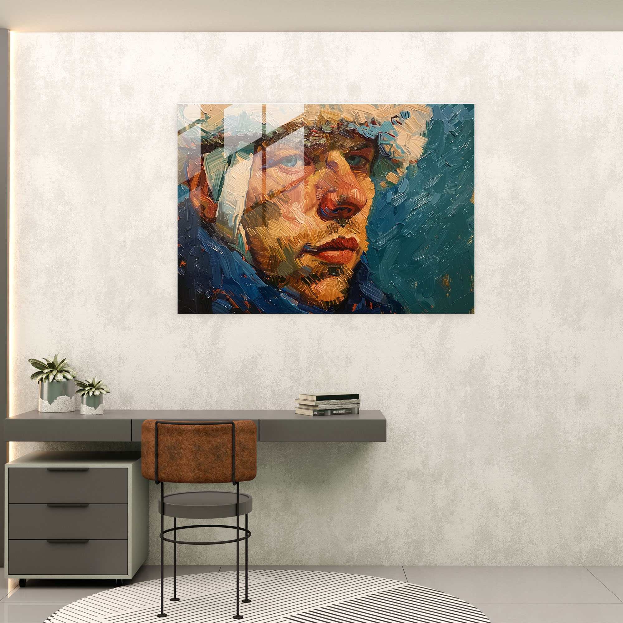 Vincent Van Gogh Glass Art - Vincent Van Gogh, Home Decoration, Vincent Van Gogh, Glass Art