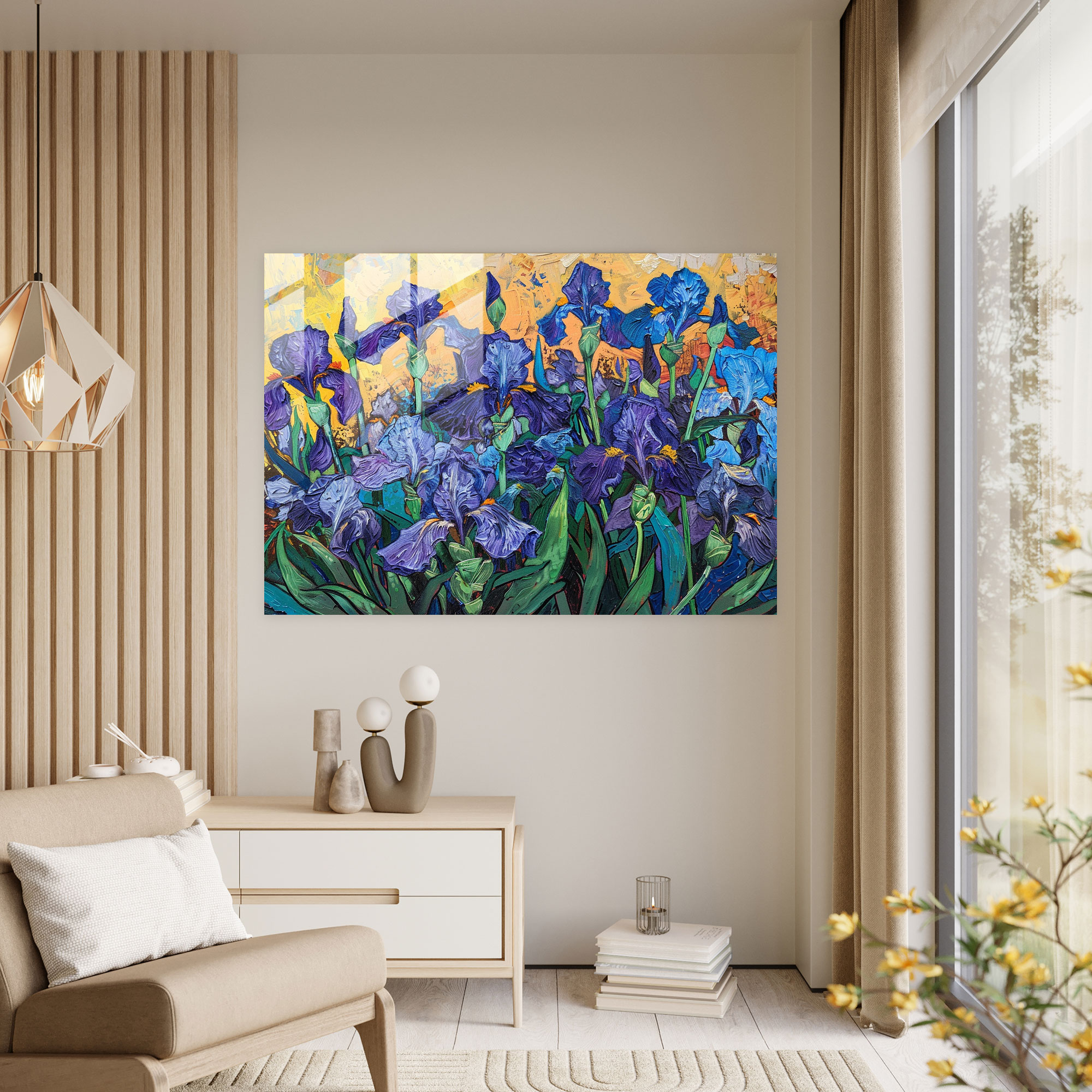 Vincent Van Gogh Glass Wall Art Home Decoration - Vincent Van Gogh, Home Decoration, Vincent Van Gogh, Wall Decoration