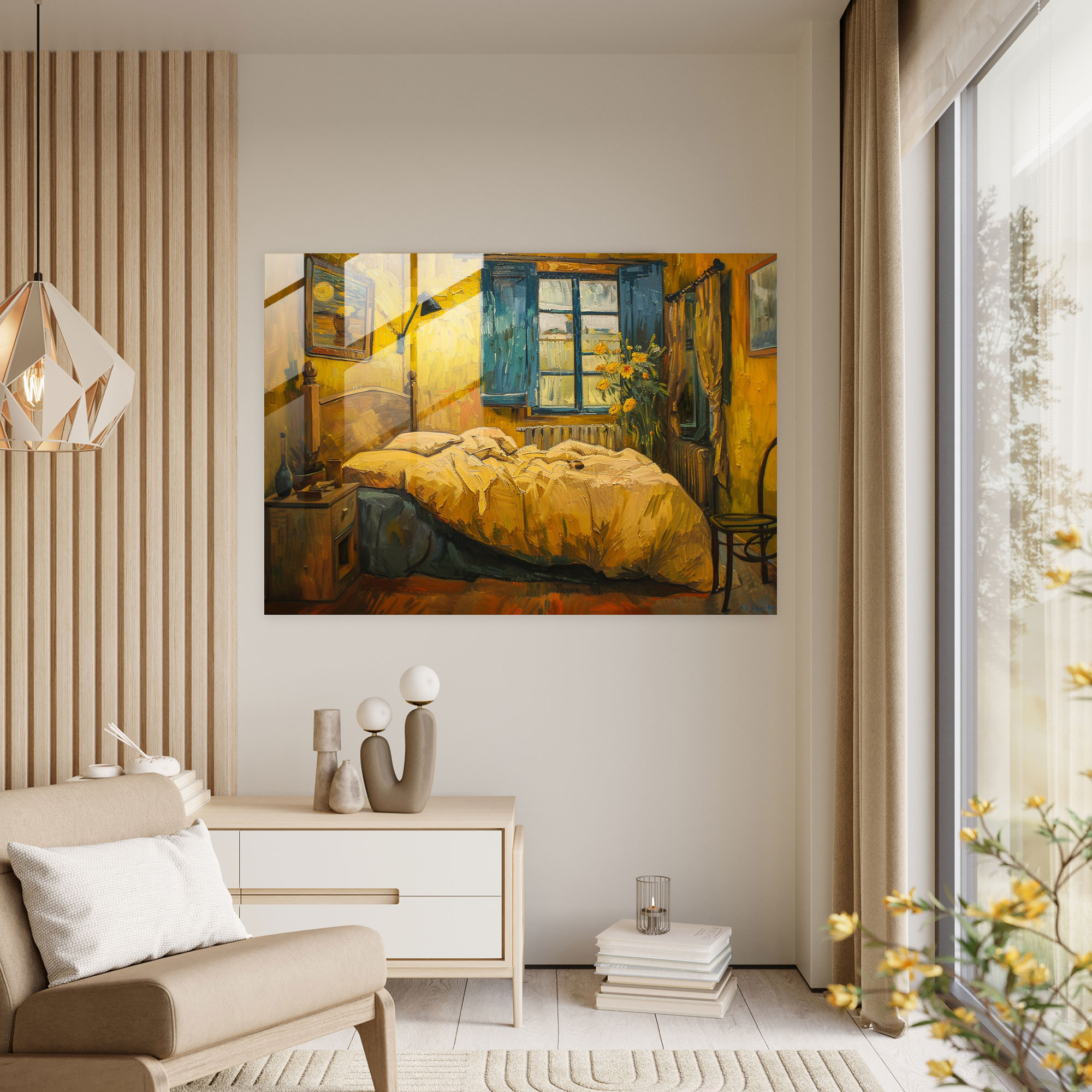 Vincent Van Gogh Glass Print Wall Decoration - Vincent Van Gogh, Glass Art, Wall Decoration, Vincent Van Gogh