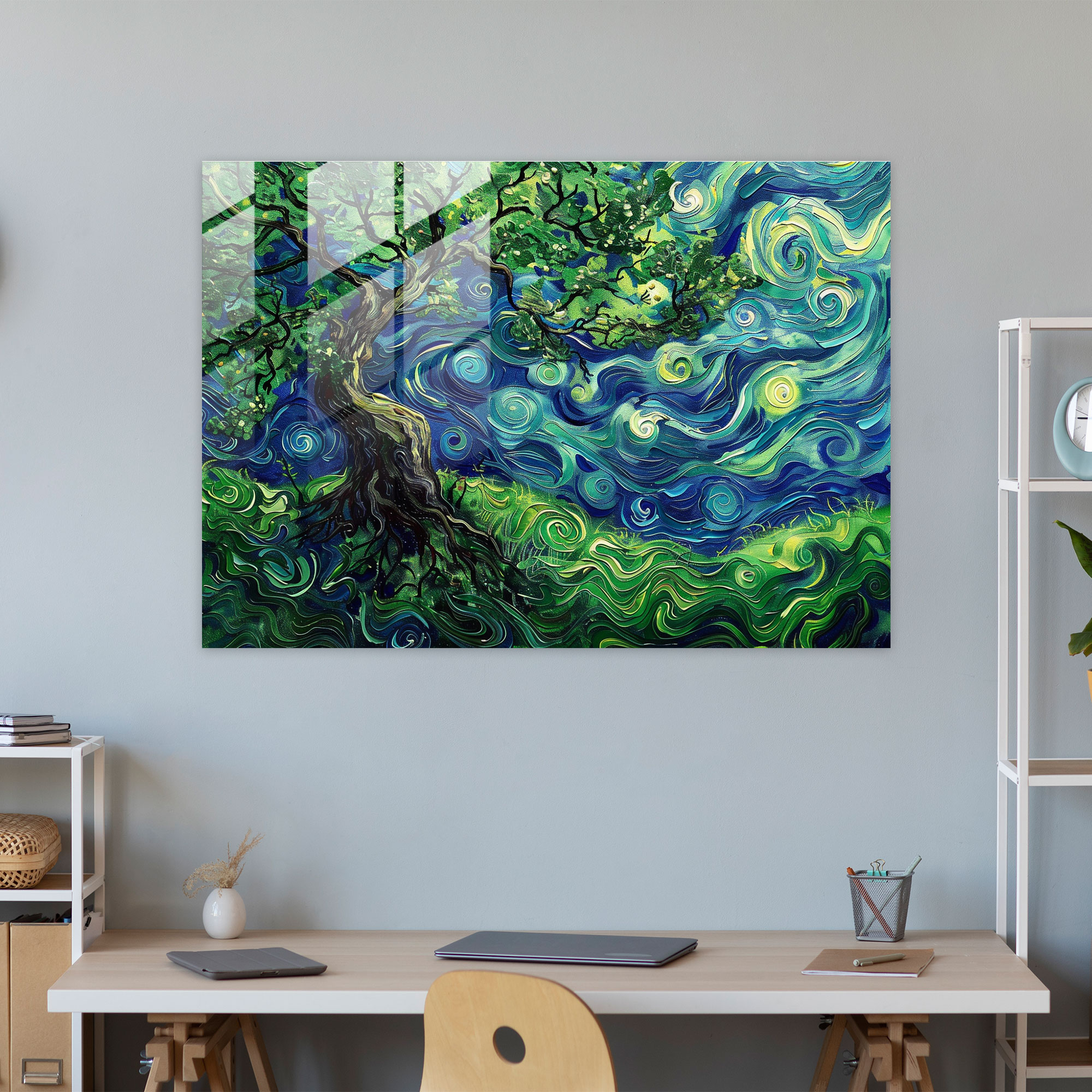 Vincent Van Gogh Glass Print - Vincent Van Gogh, Wall Decoration, Modern Art, Home Decoration